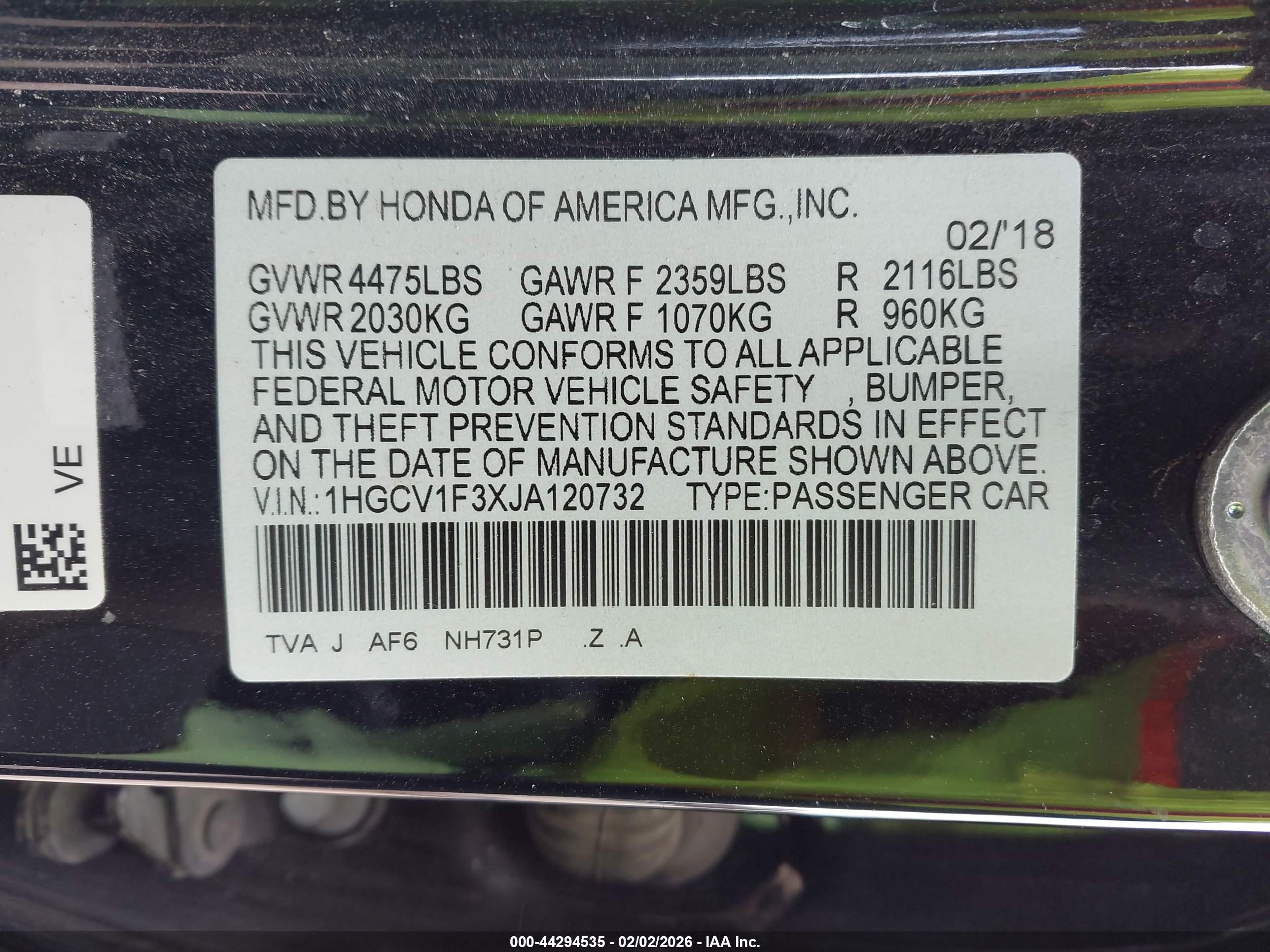 HONDA ACCORD image 9