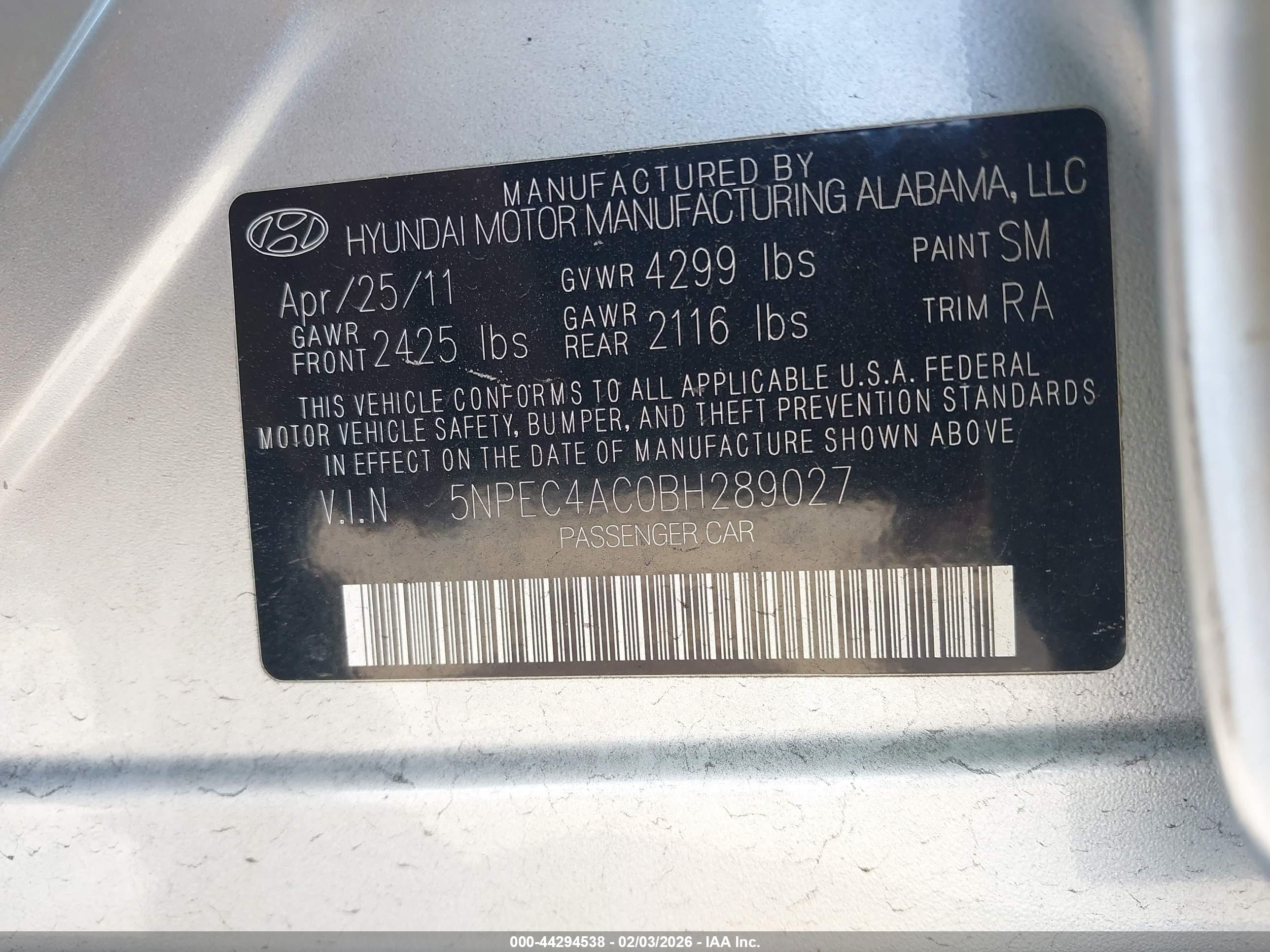 HYUNDAI SONATA image 9