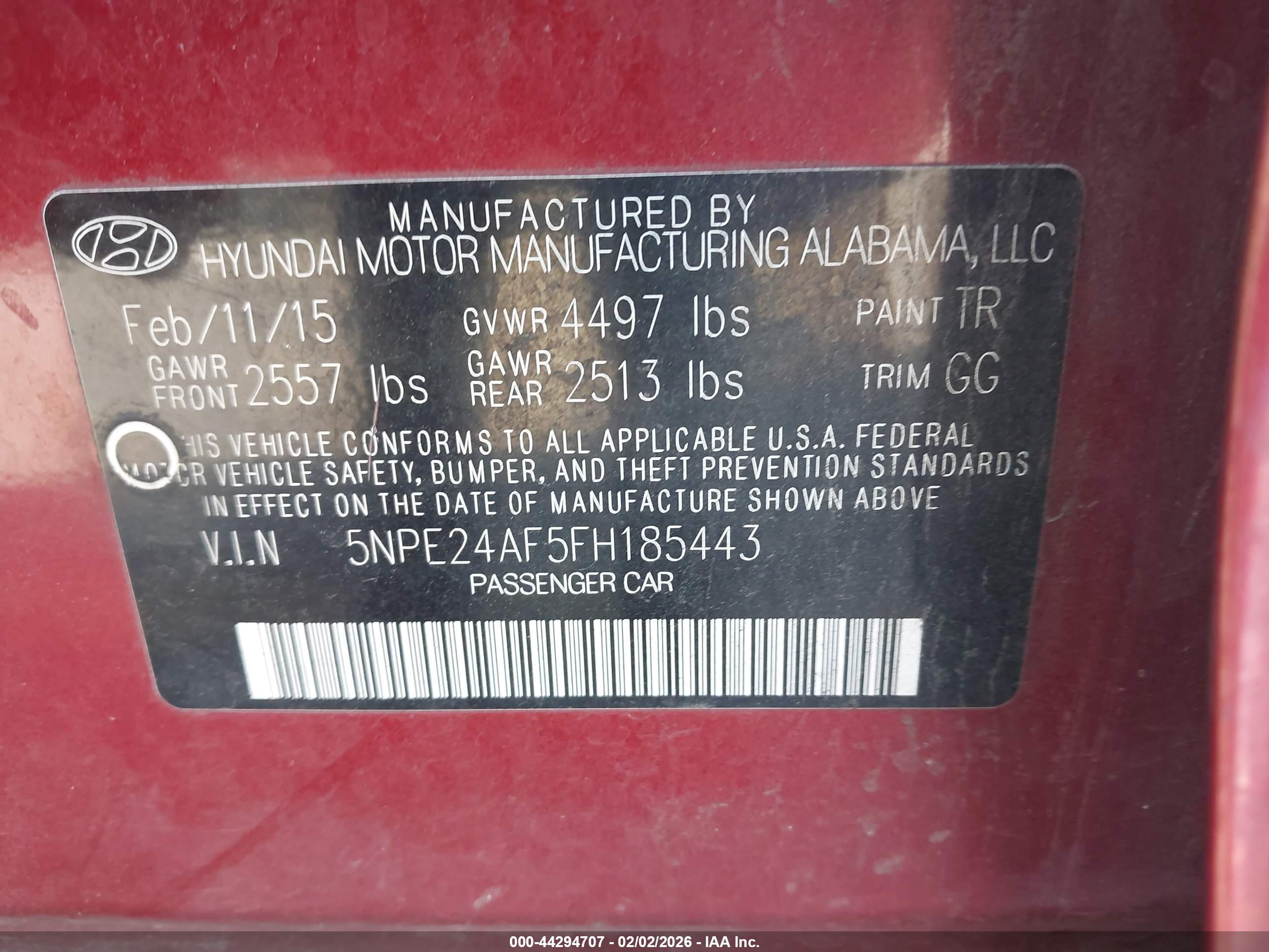 HYUNDAI SONATA image 9