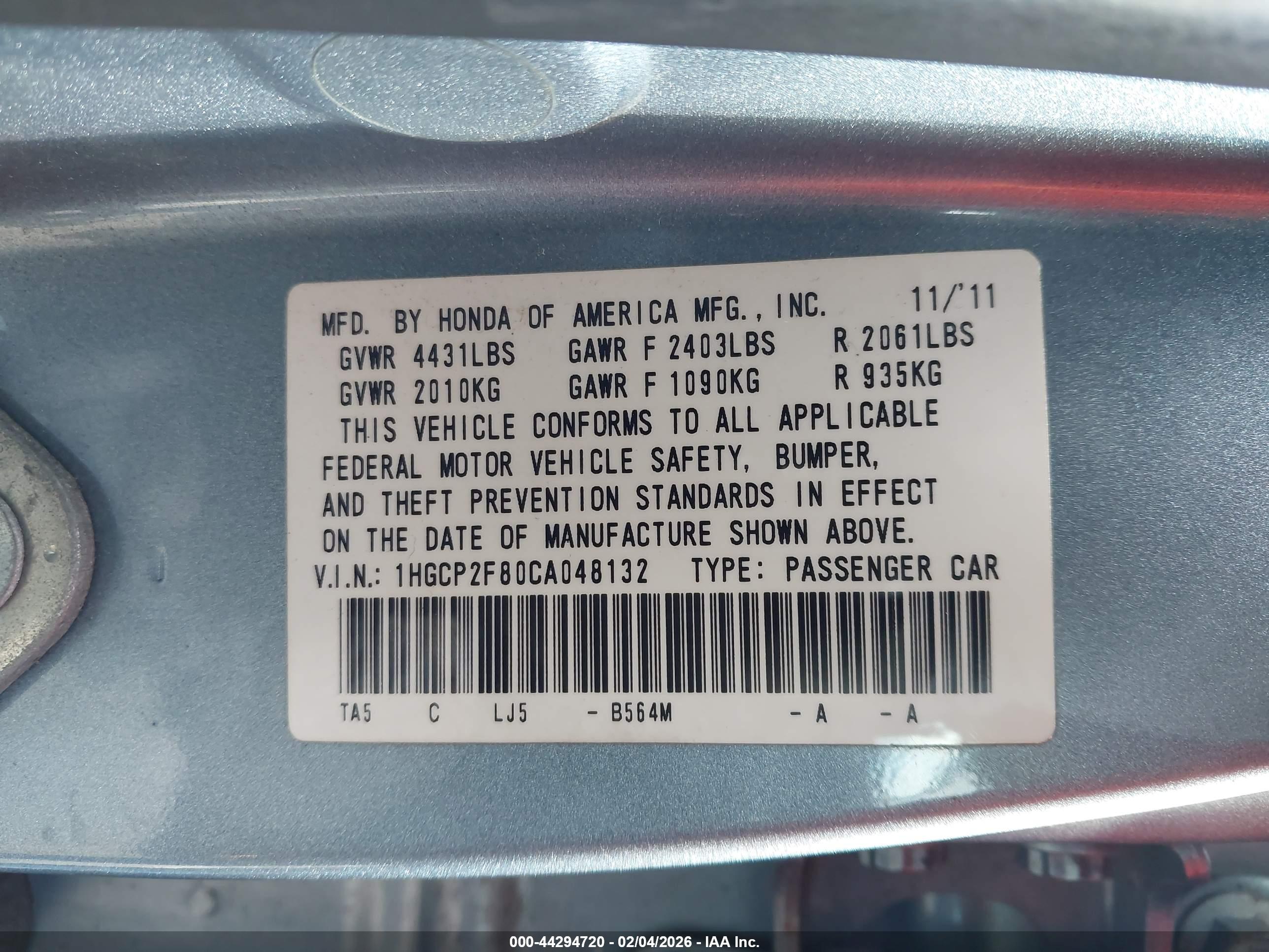HONDA ACCORD image 9