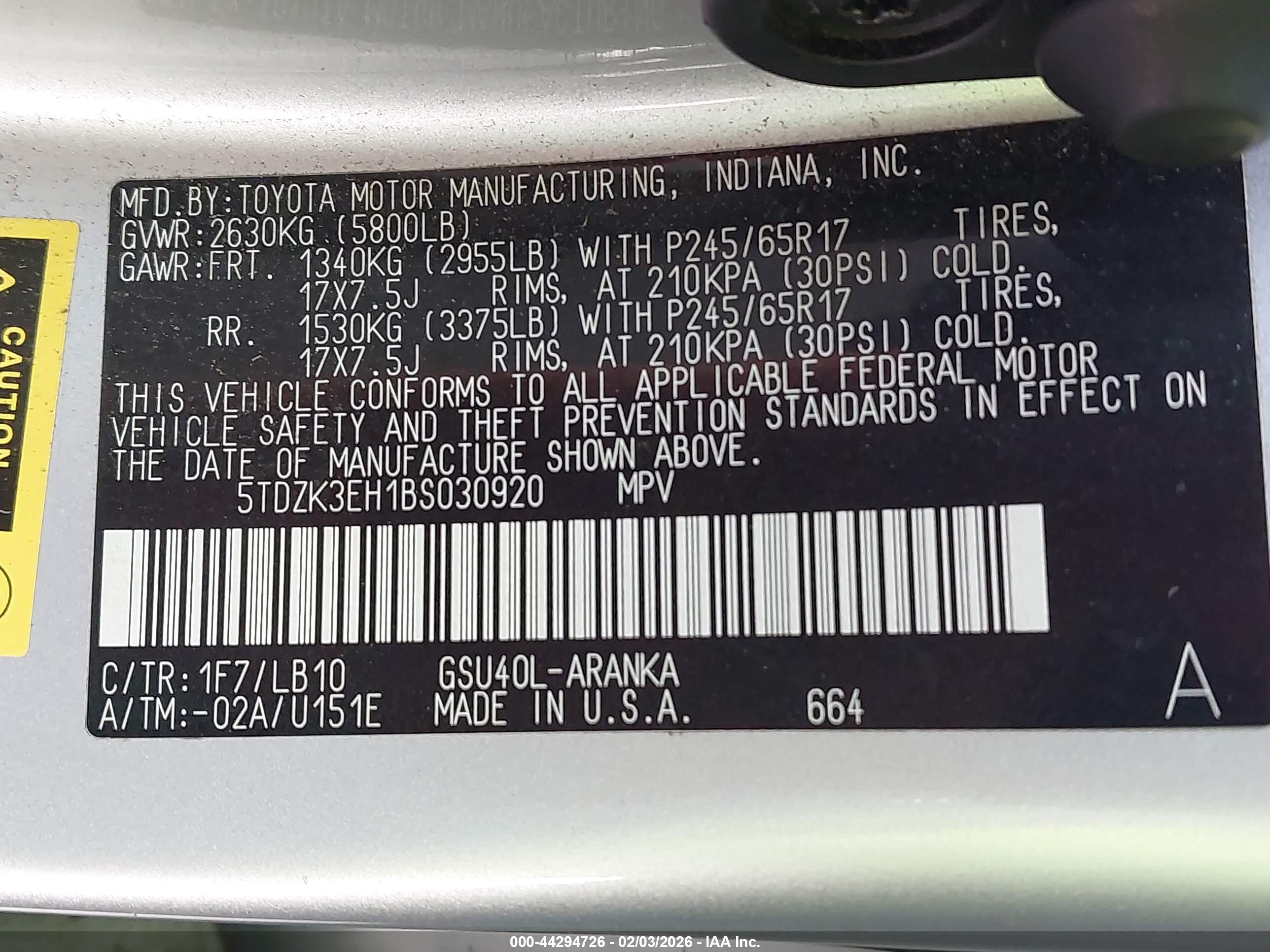 TOYOTA HIGHLANDER image 9