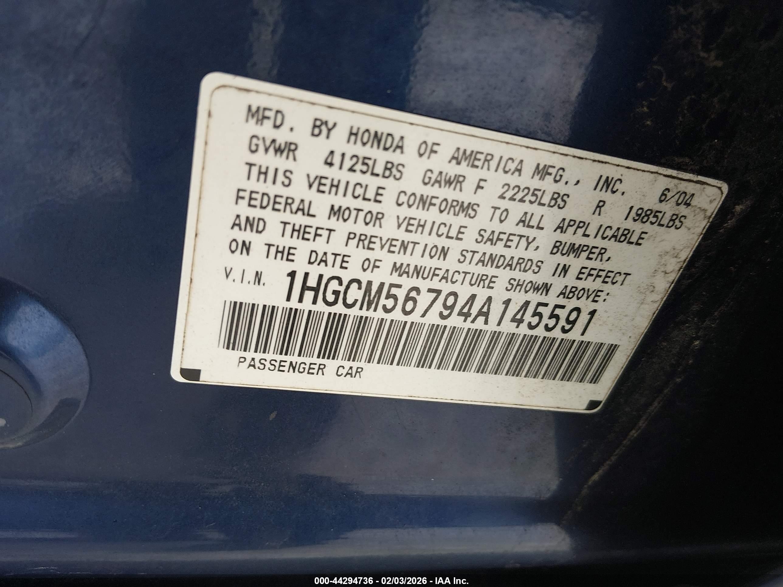 HONDA ACCORD image 9