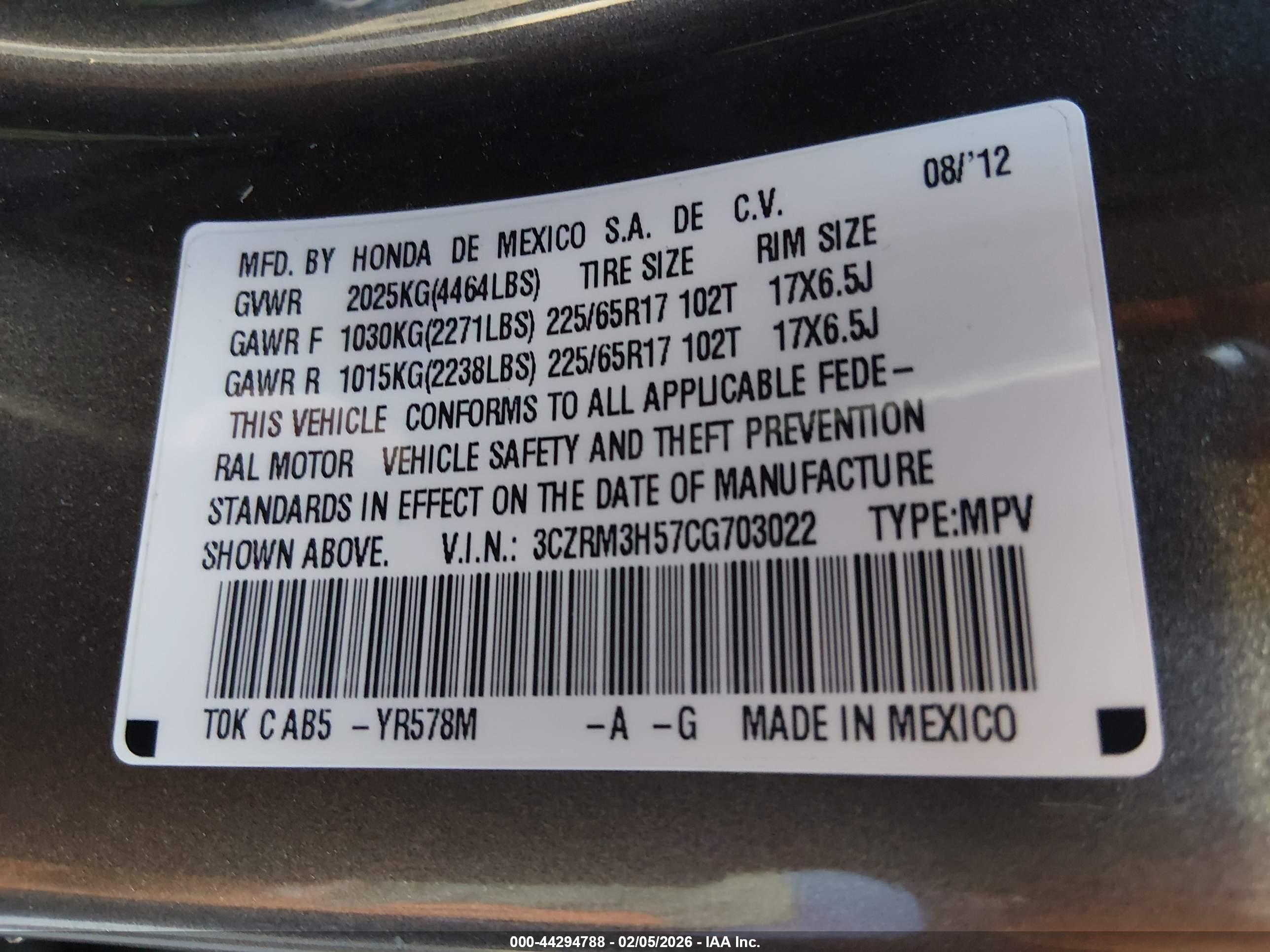 HONDA CR-V image 9
