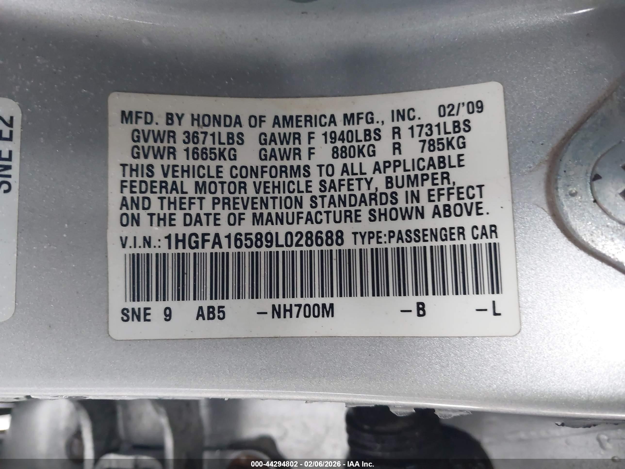 HONDA CIVIC image 9