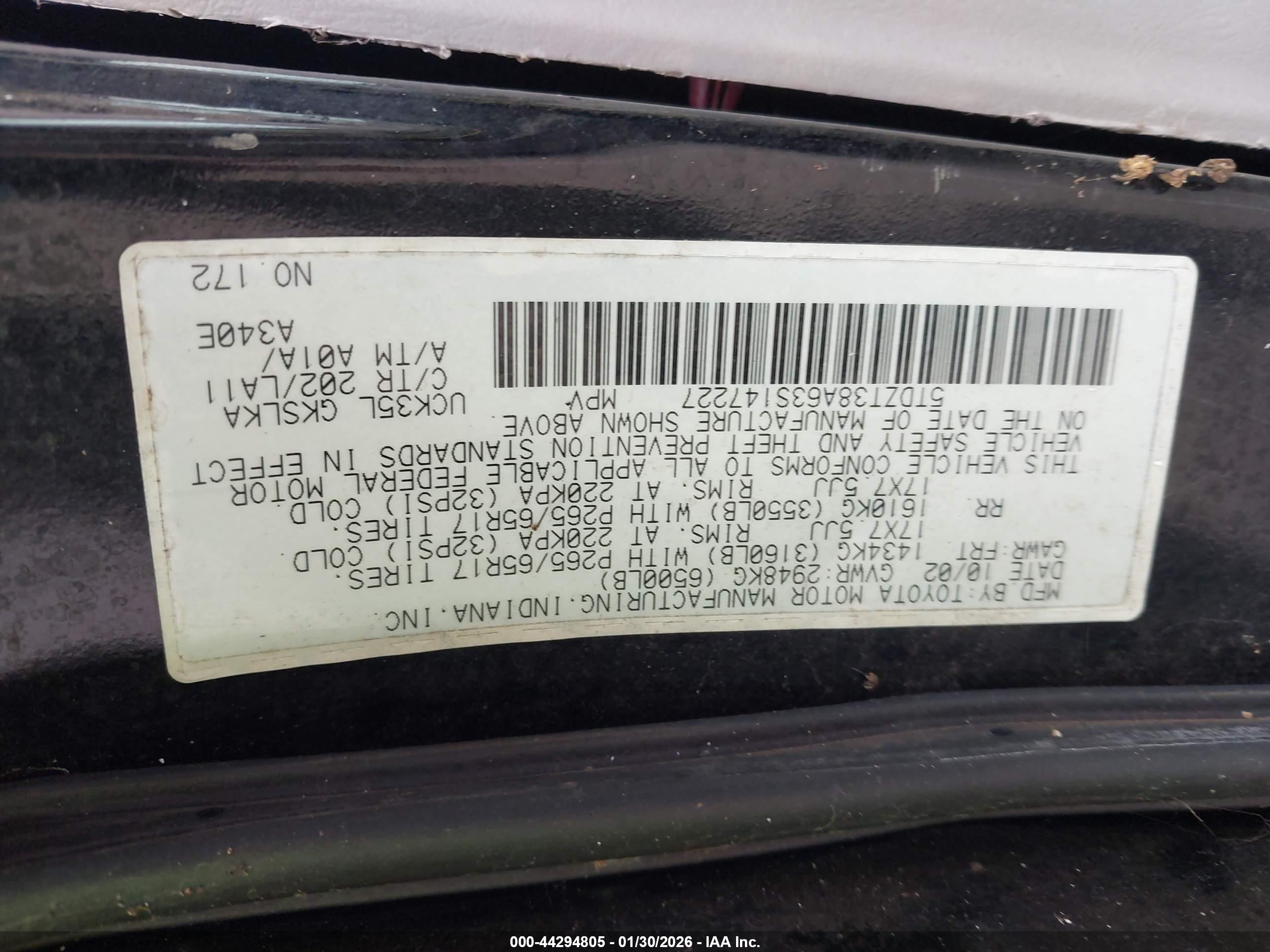 TOYOTA SEQUOIA image 9
