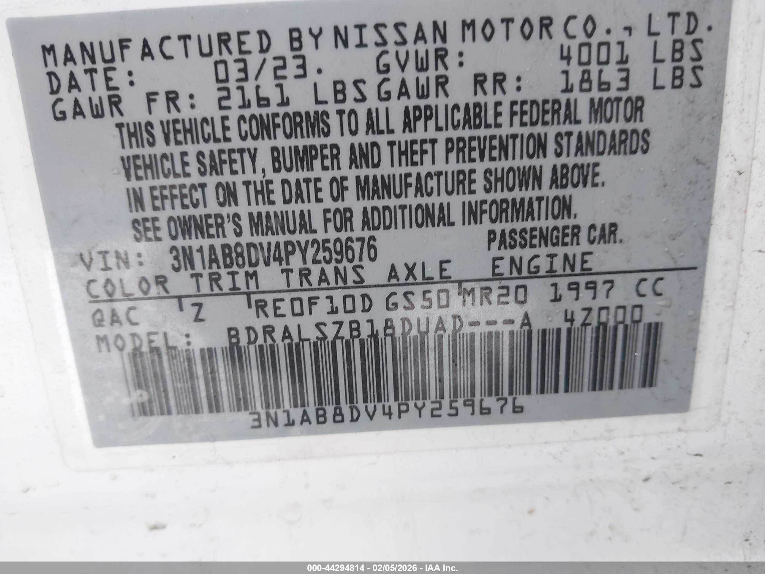 NISSAN SENTRA image 9