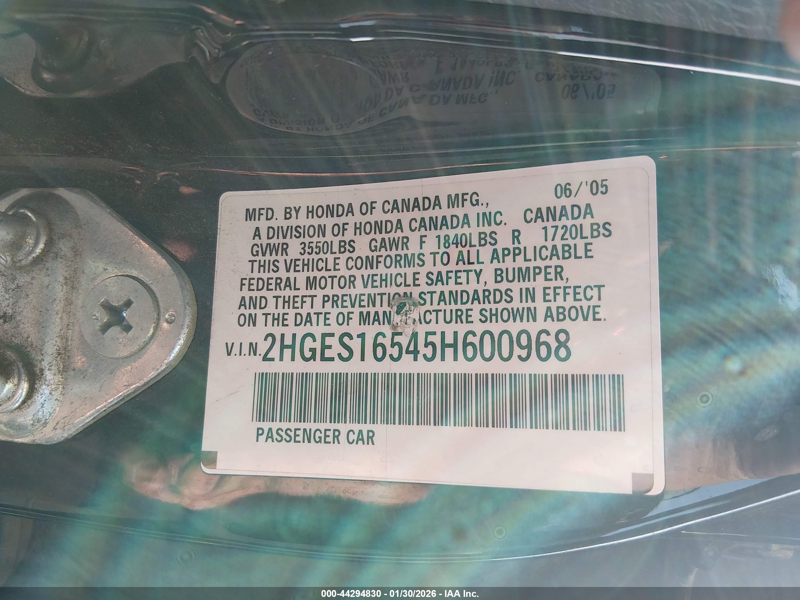 HONDA CIVIC image 9