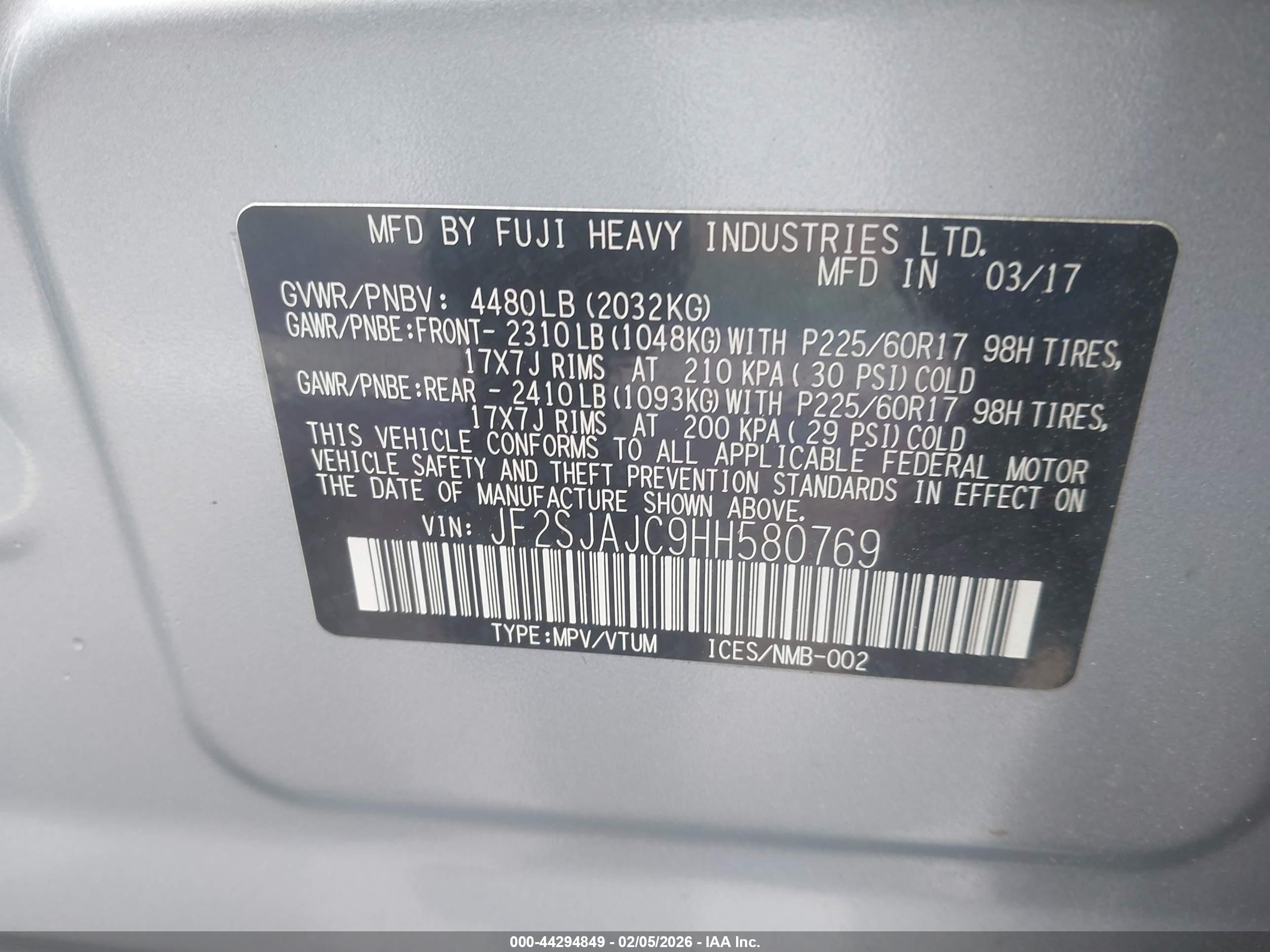SUBARU FORESTER image 9