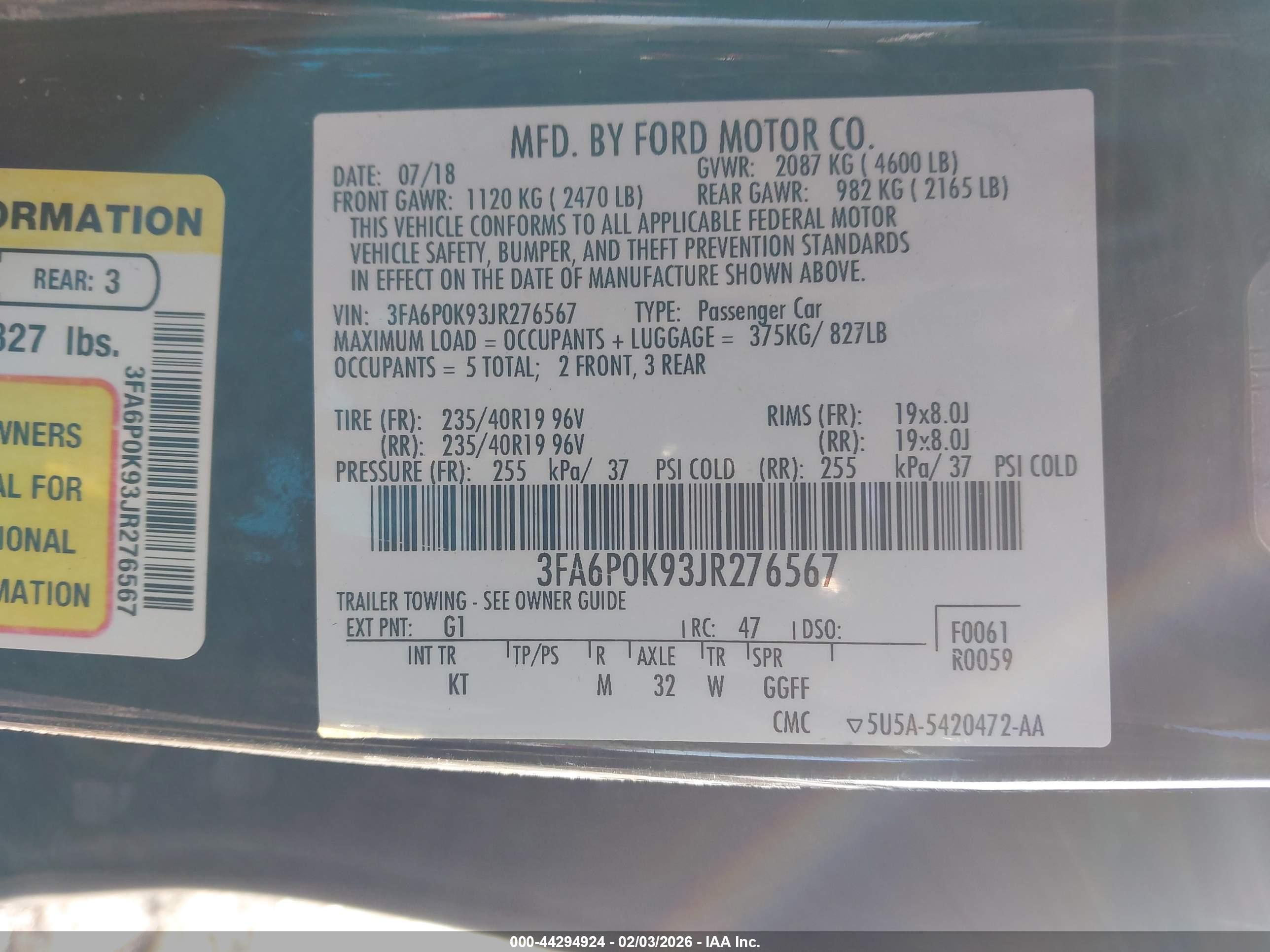 FORD FUSION image 9