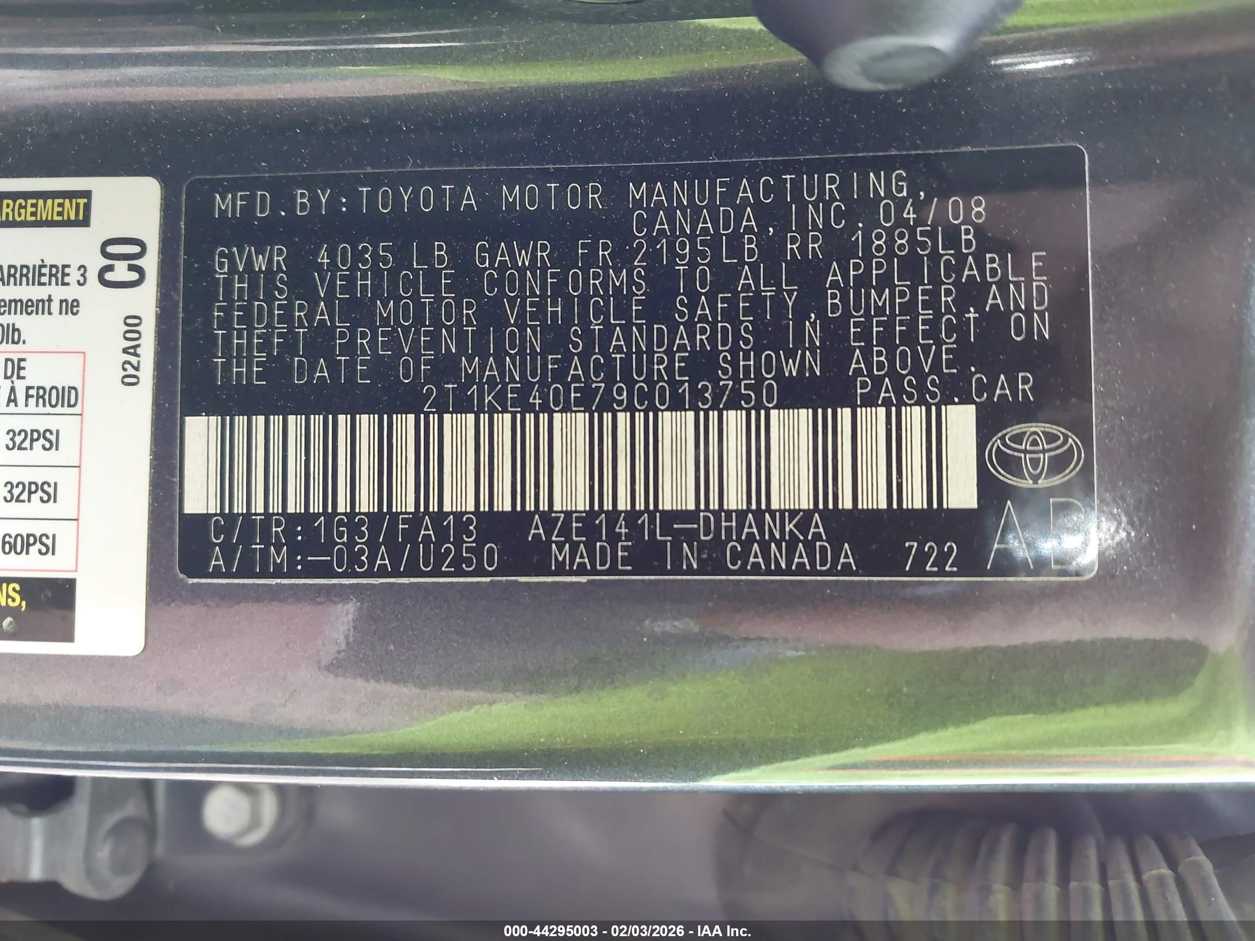 TOYOTA MATRIX image 9