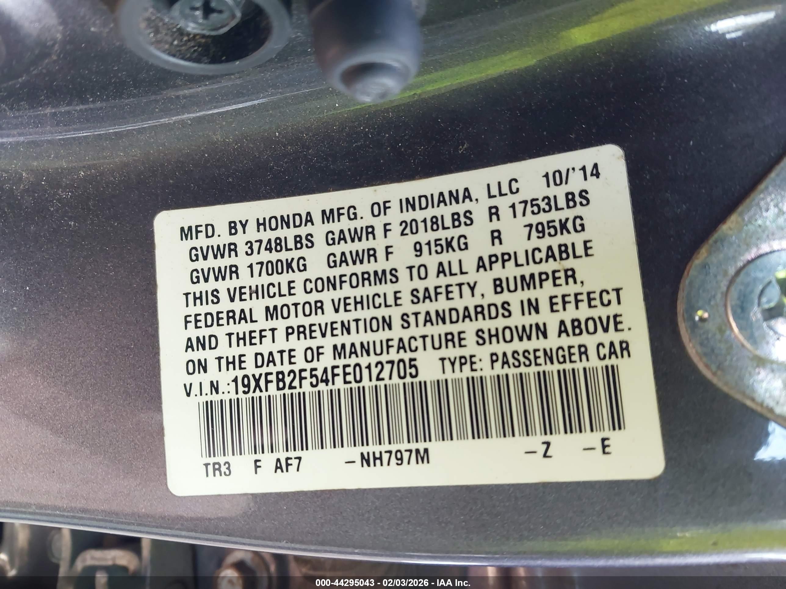 HONDA CIVIC image 9