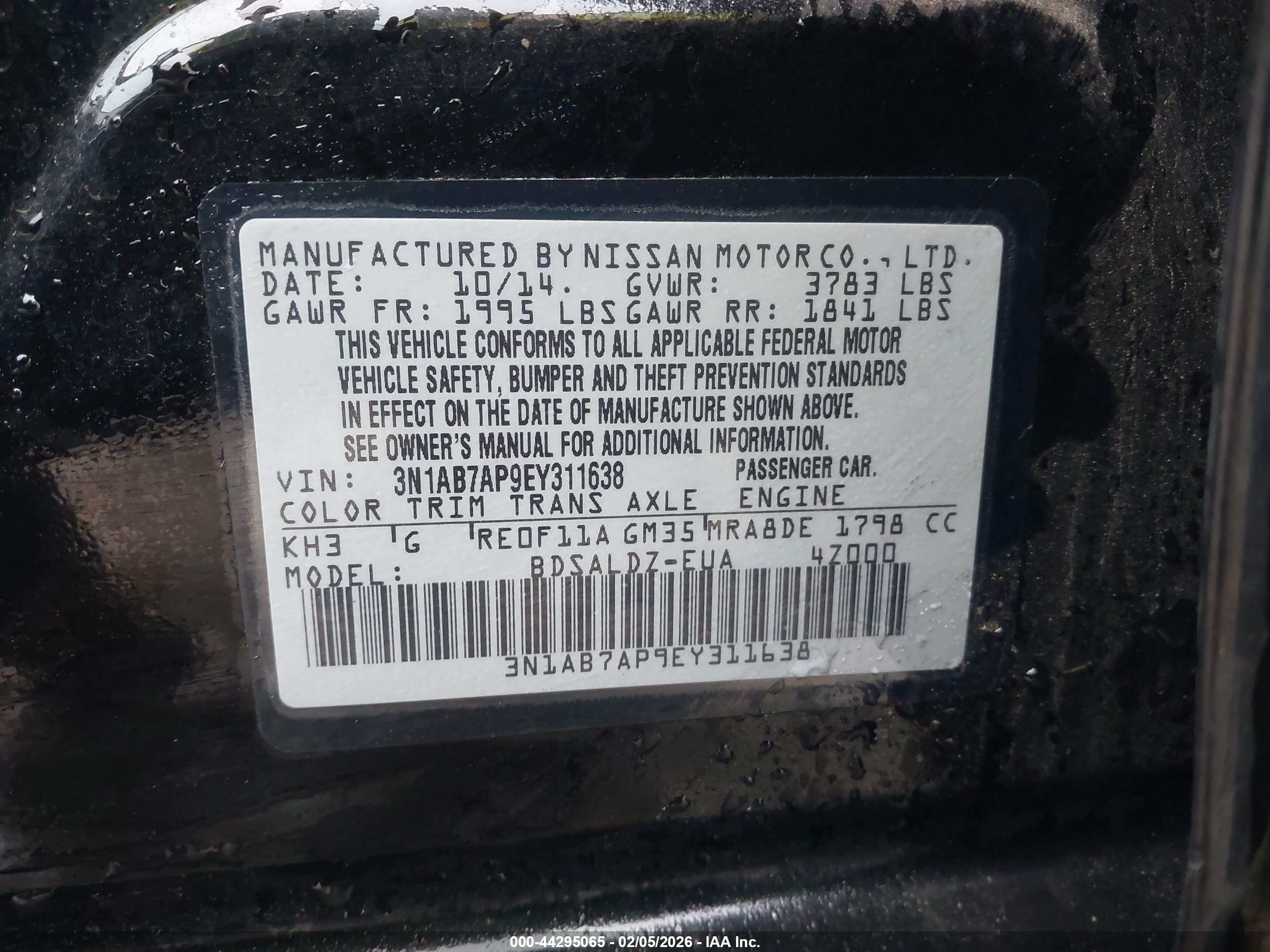 NISSAN SENTRA image 9