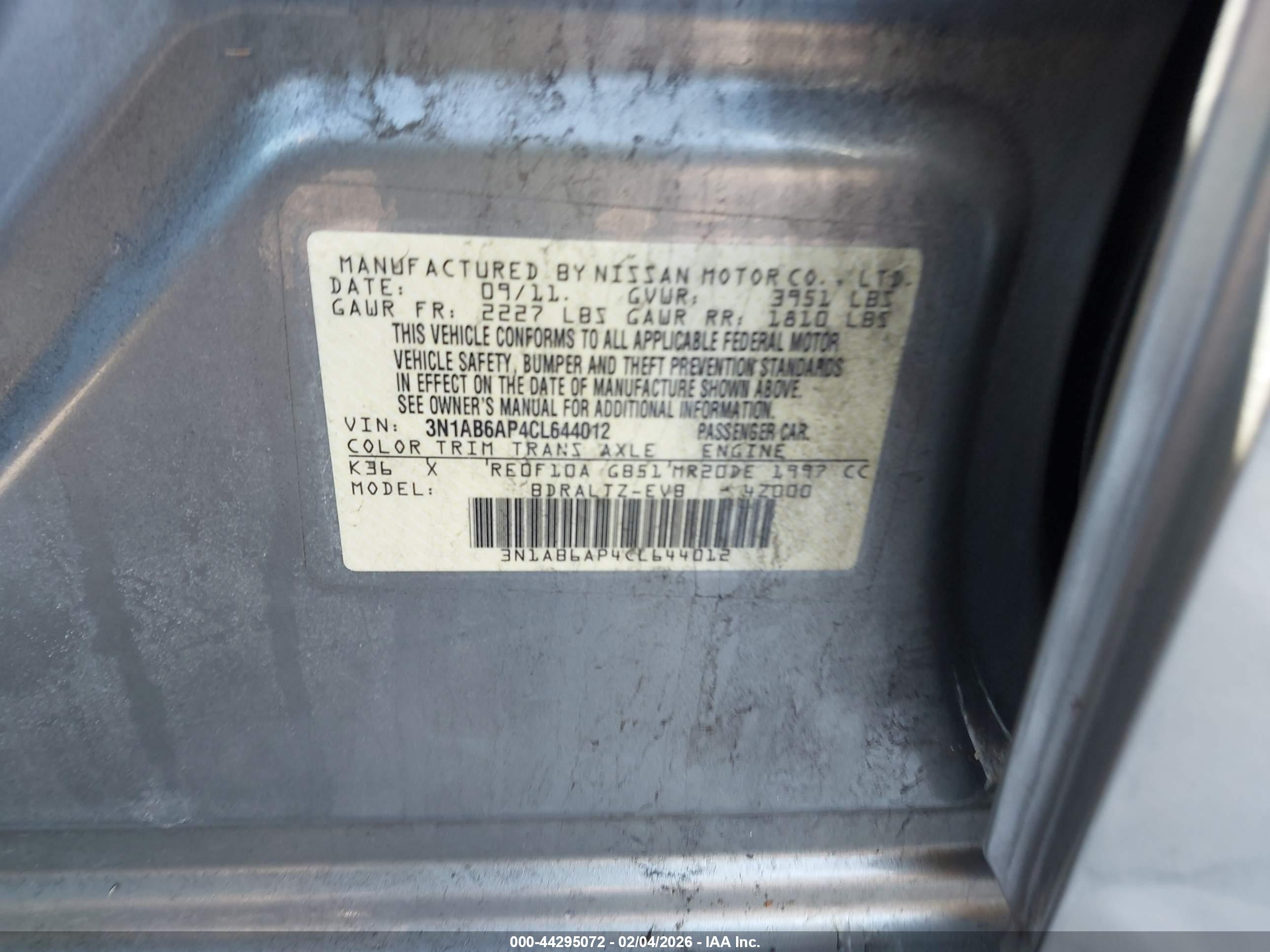 NISSAN SENTRA image 9