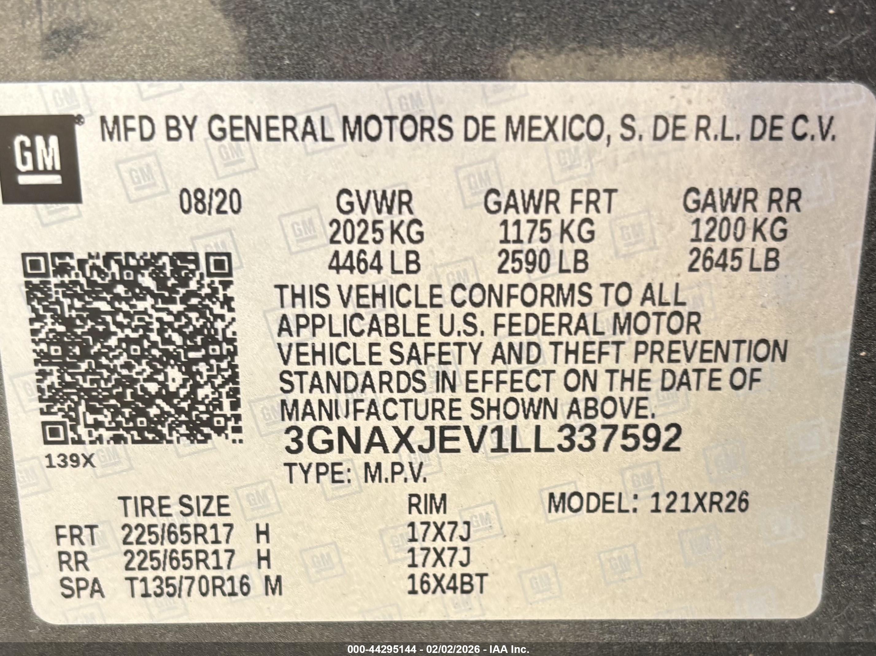 CHEVROLET EQUINOX image 9