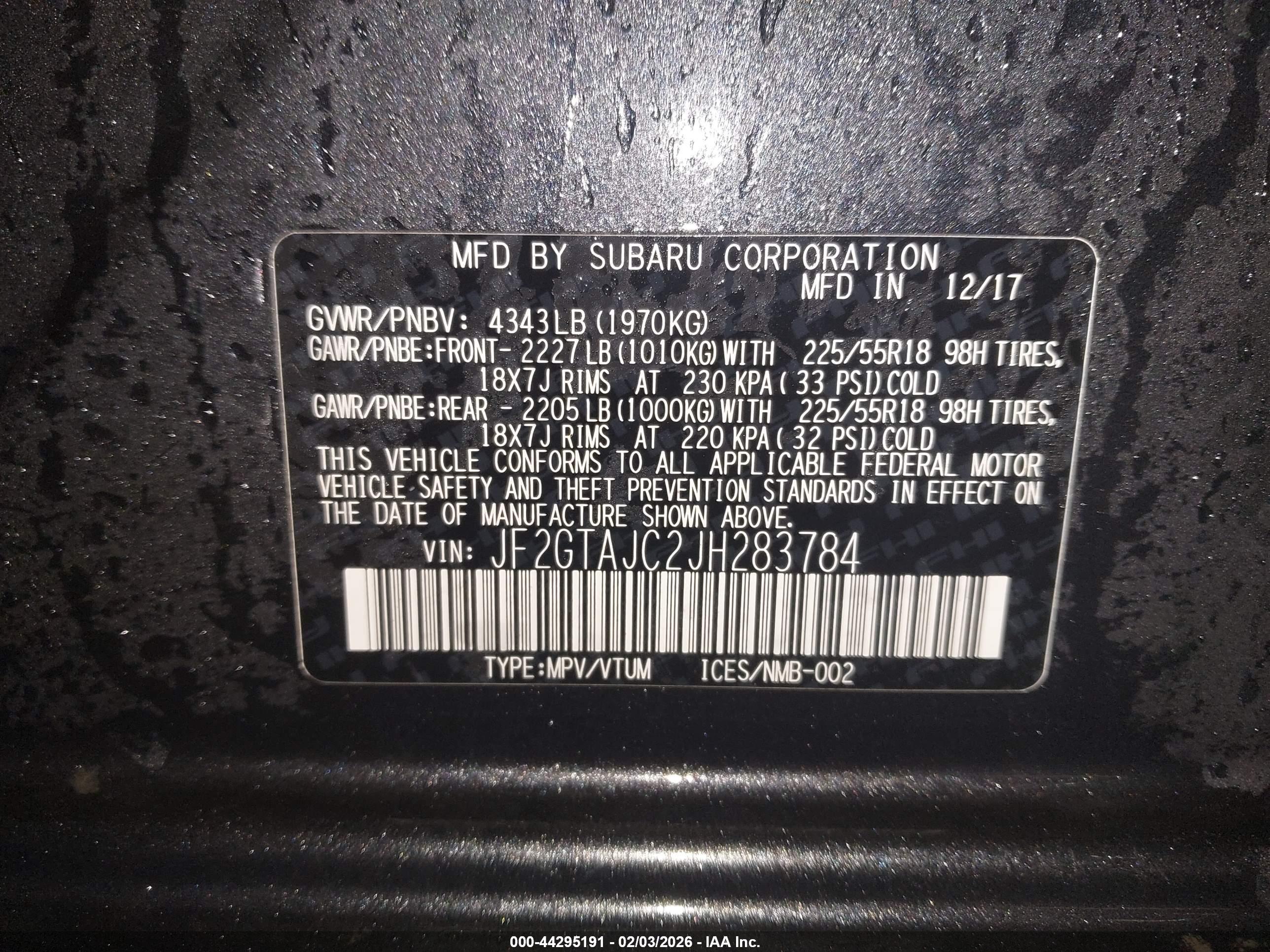 SUBARU CROSSTREK image 9