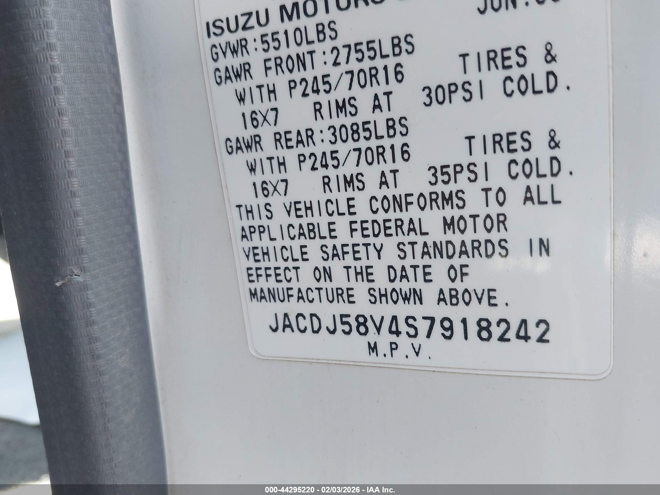 ISUZU TROOPER image 9