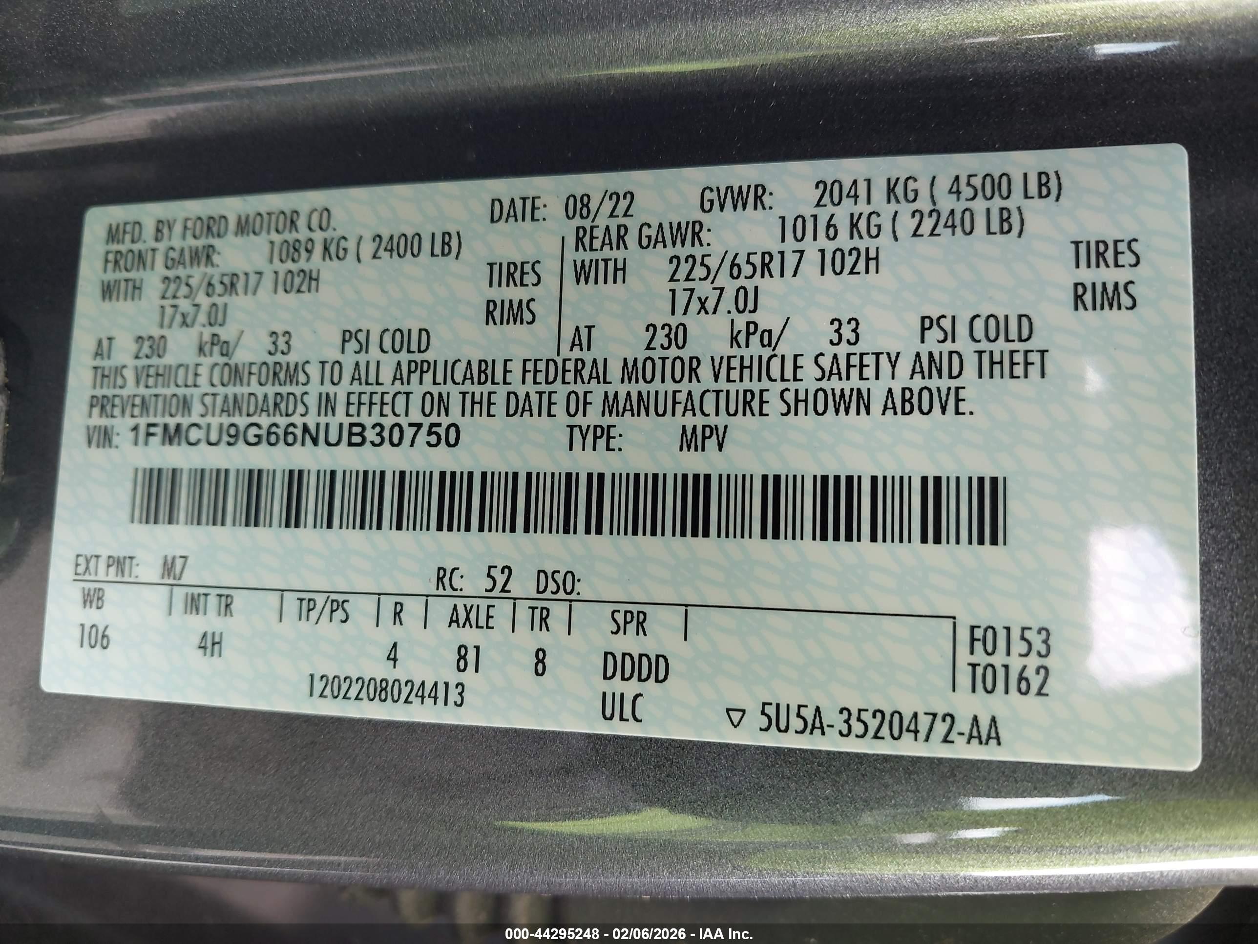 FORD ESCAPE image 9
