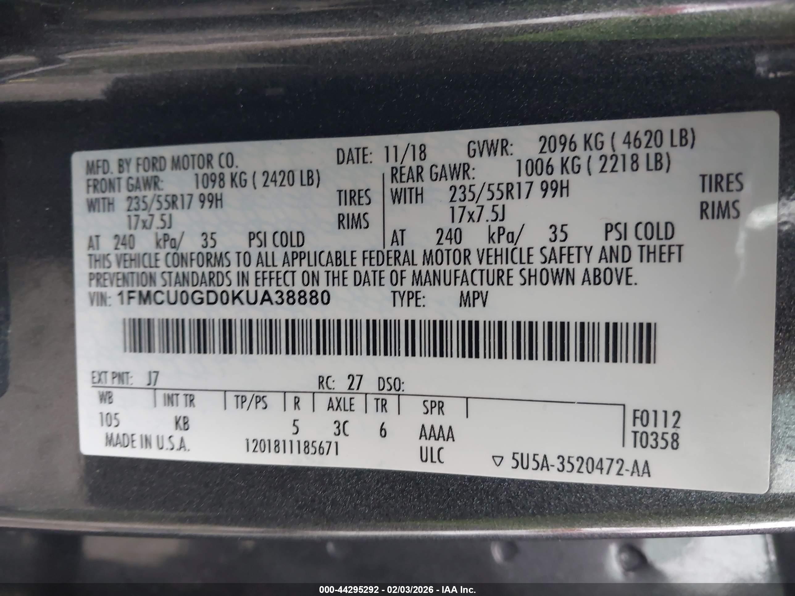 FORD ESCAPE image 9