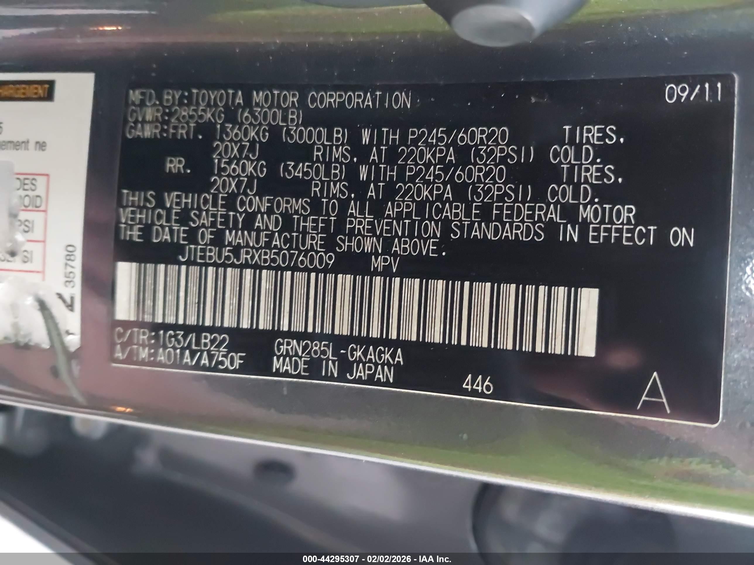 TOYOTA 4RUNNER image 9