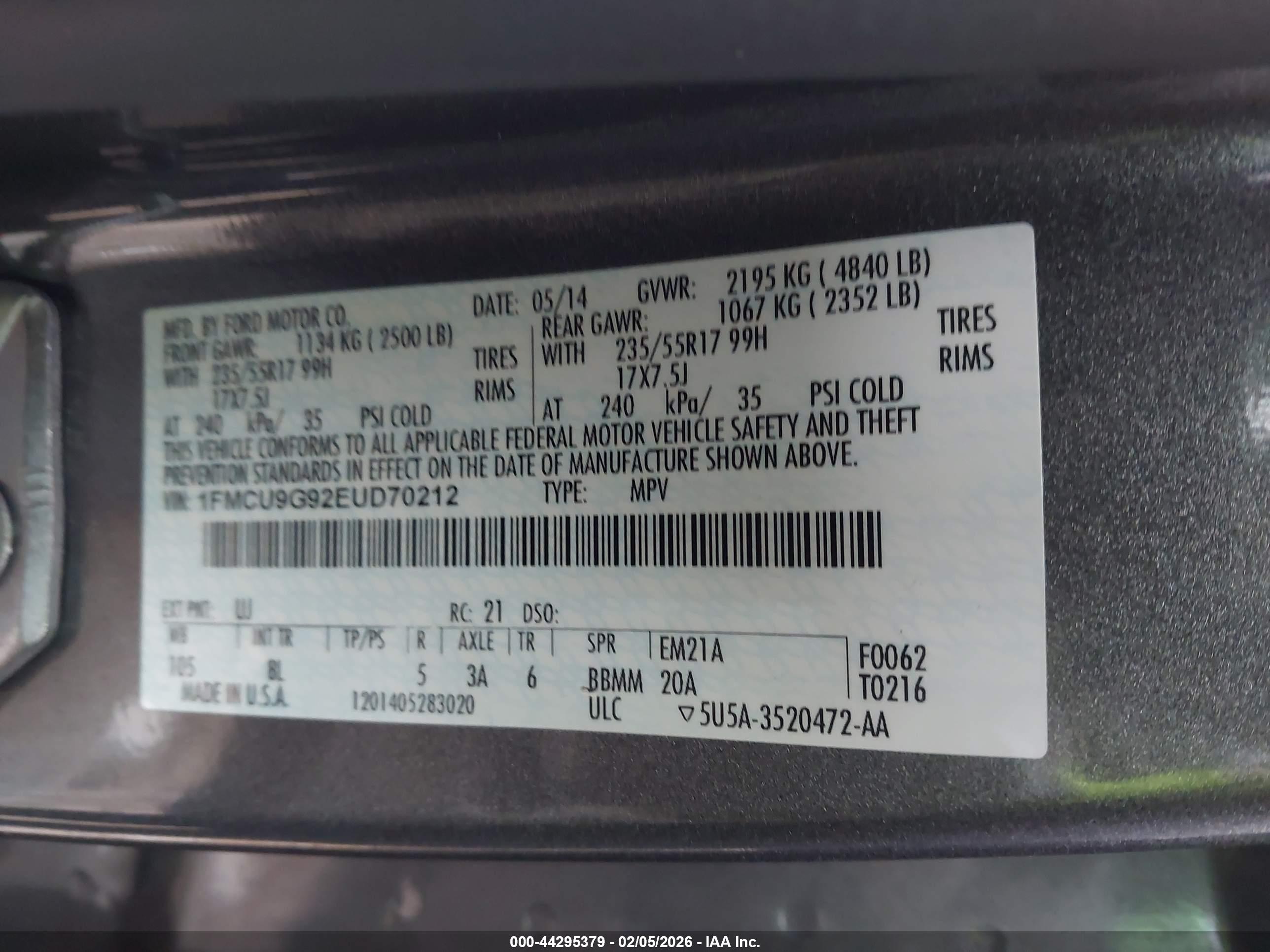 FORD ESCAPE image 9