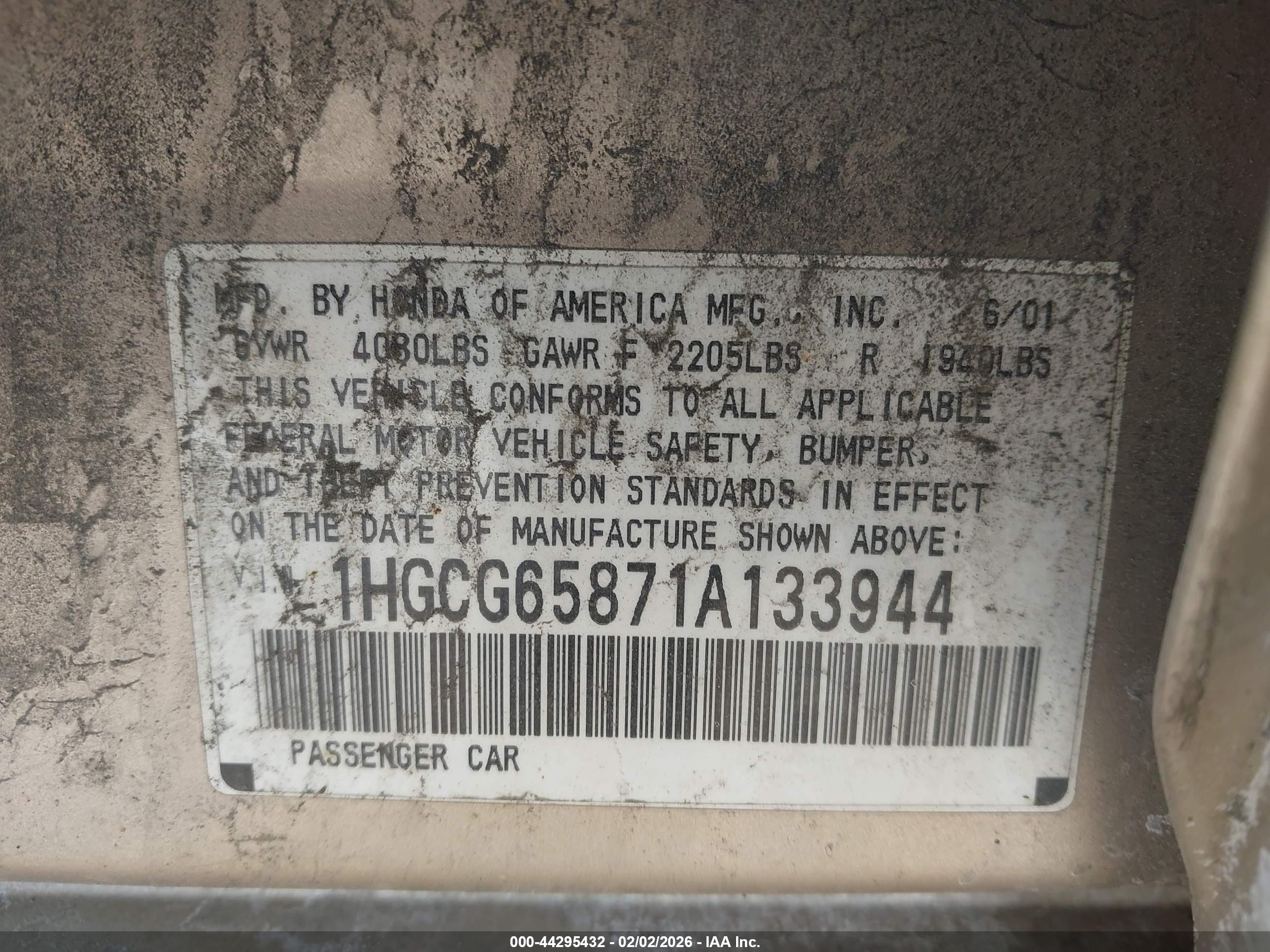 HONDA ACCORD image 9