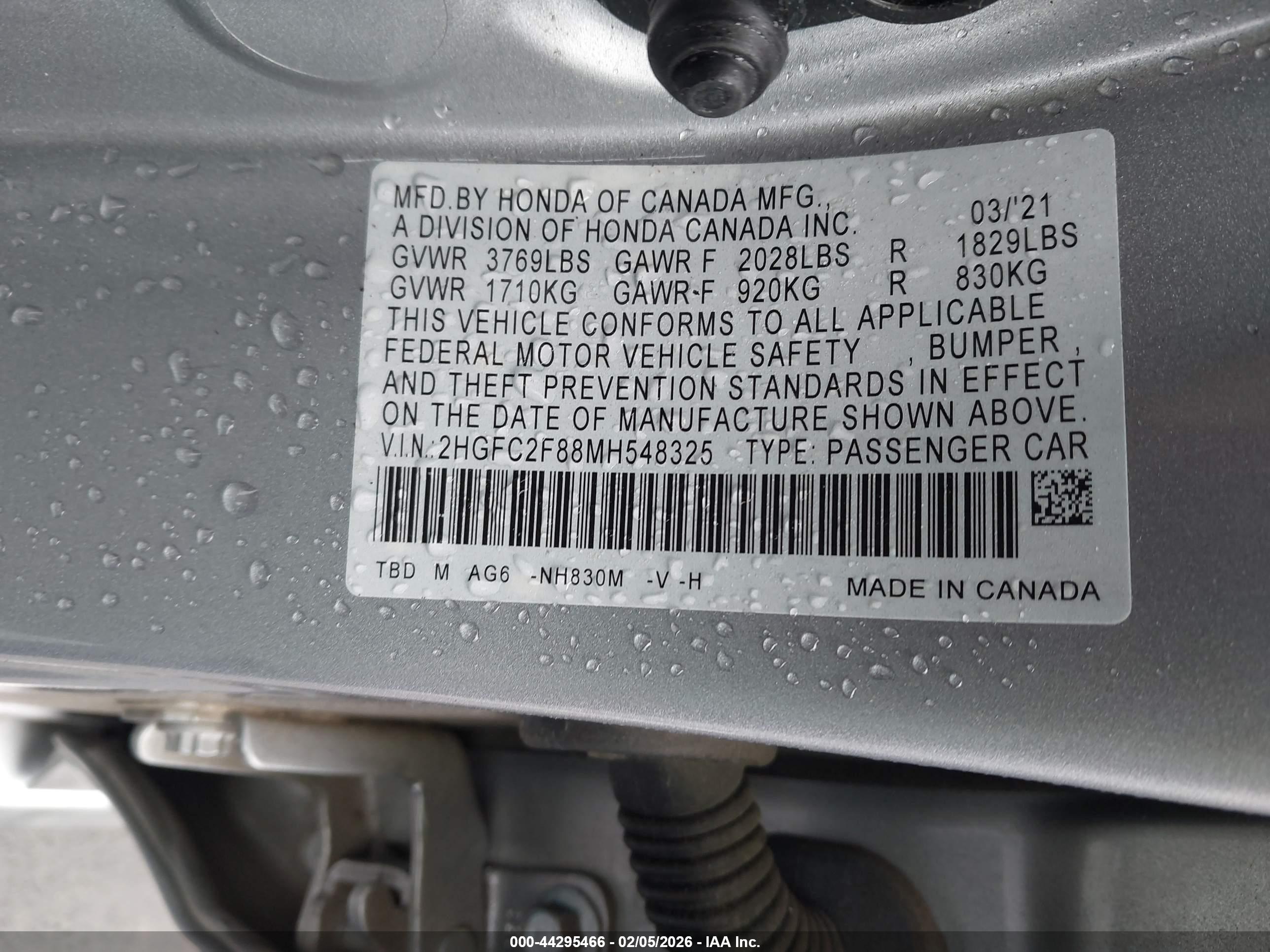 HONDA CIVIC image 9