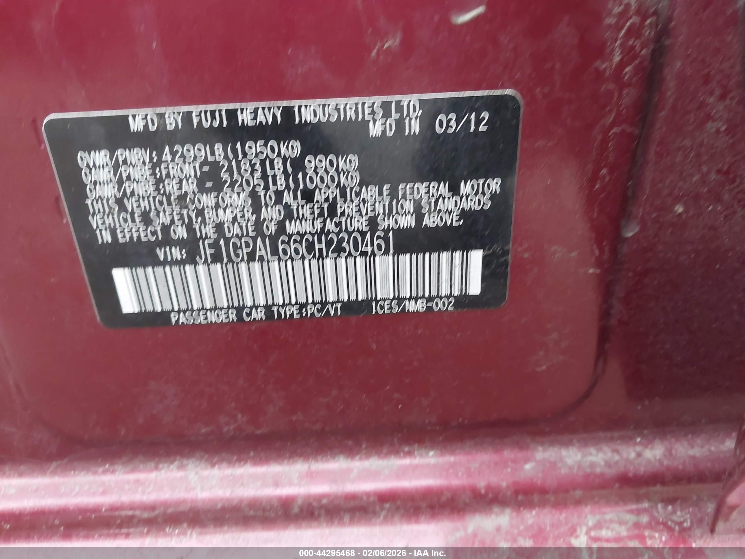 SUBARU IMPREZA image 9