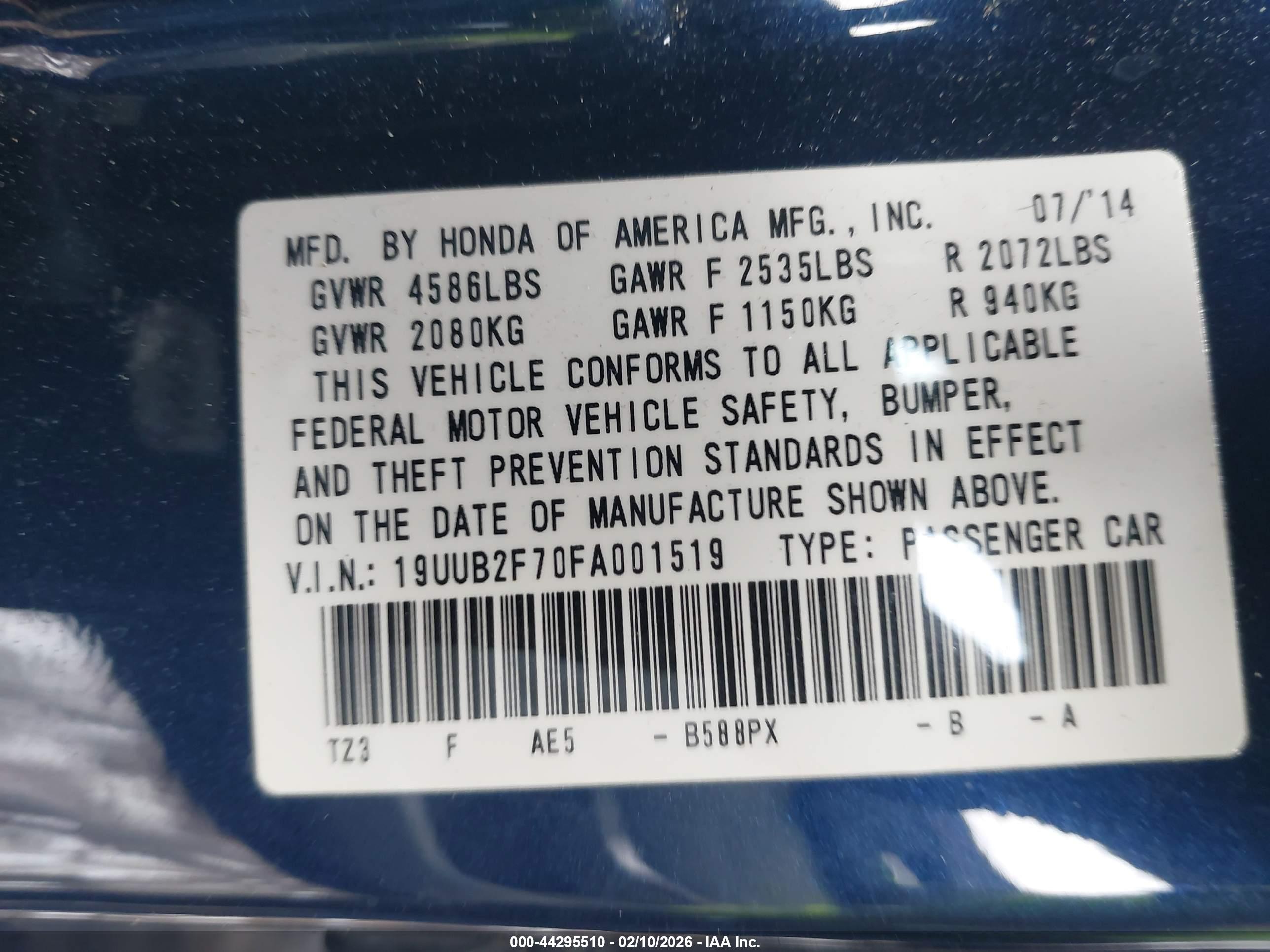 ACURA TLX image 9