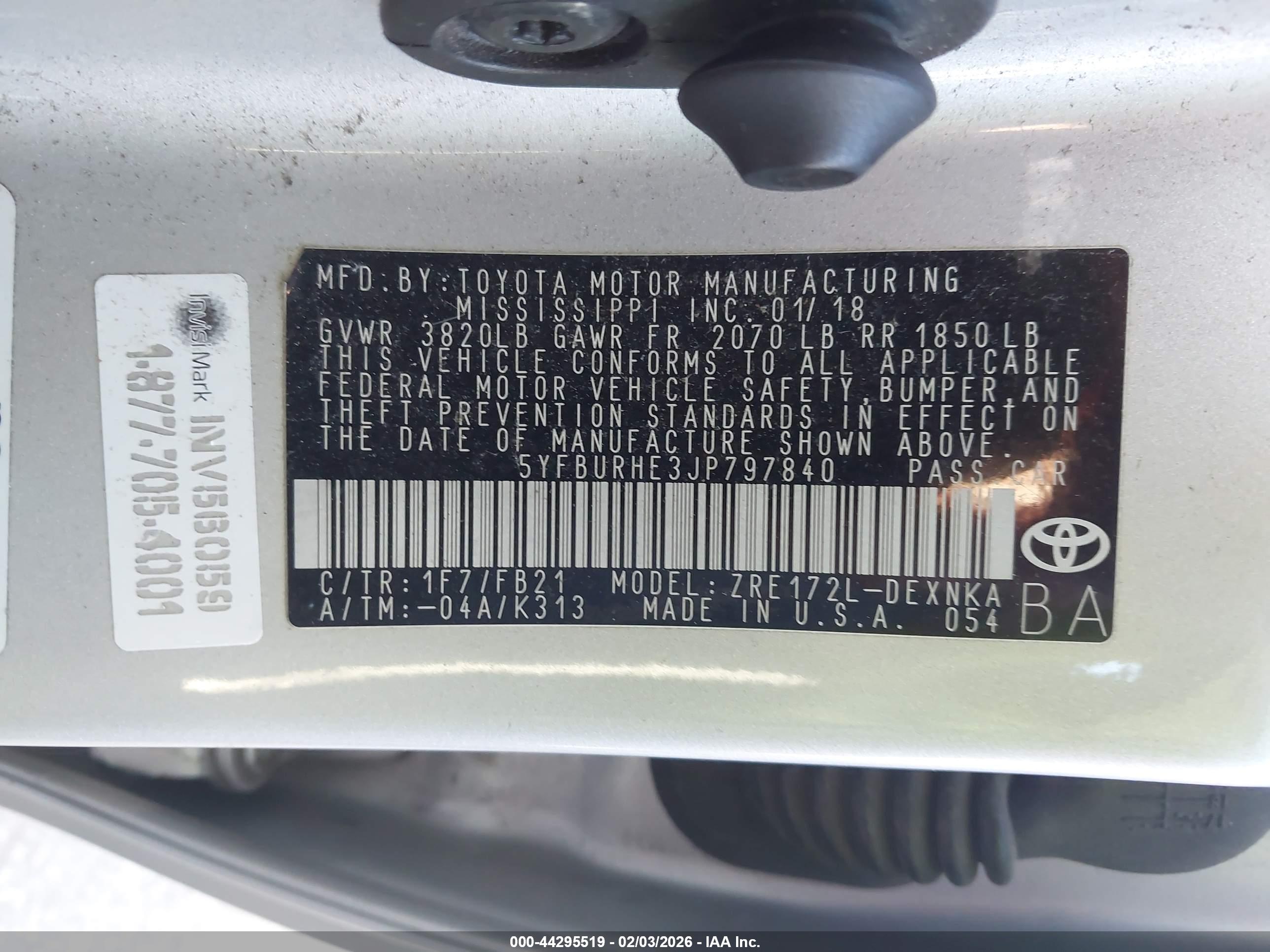 TOYOTA COROLLA image 9