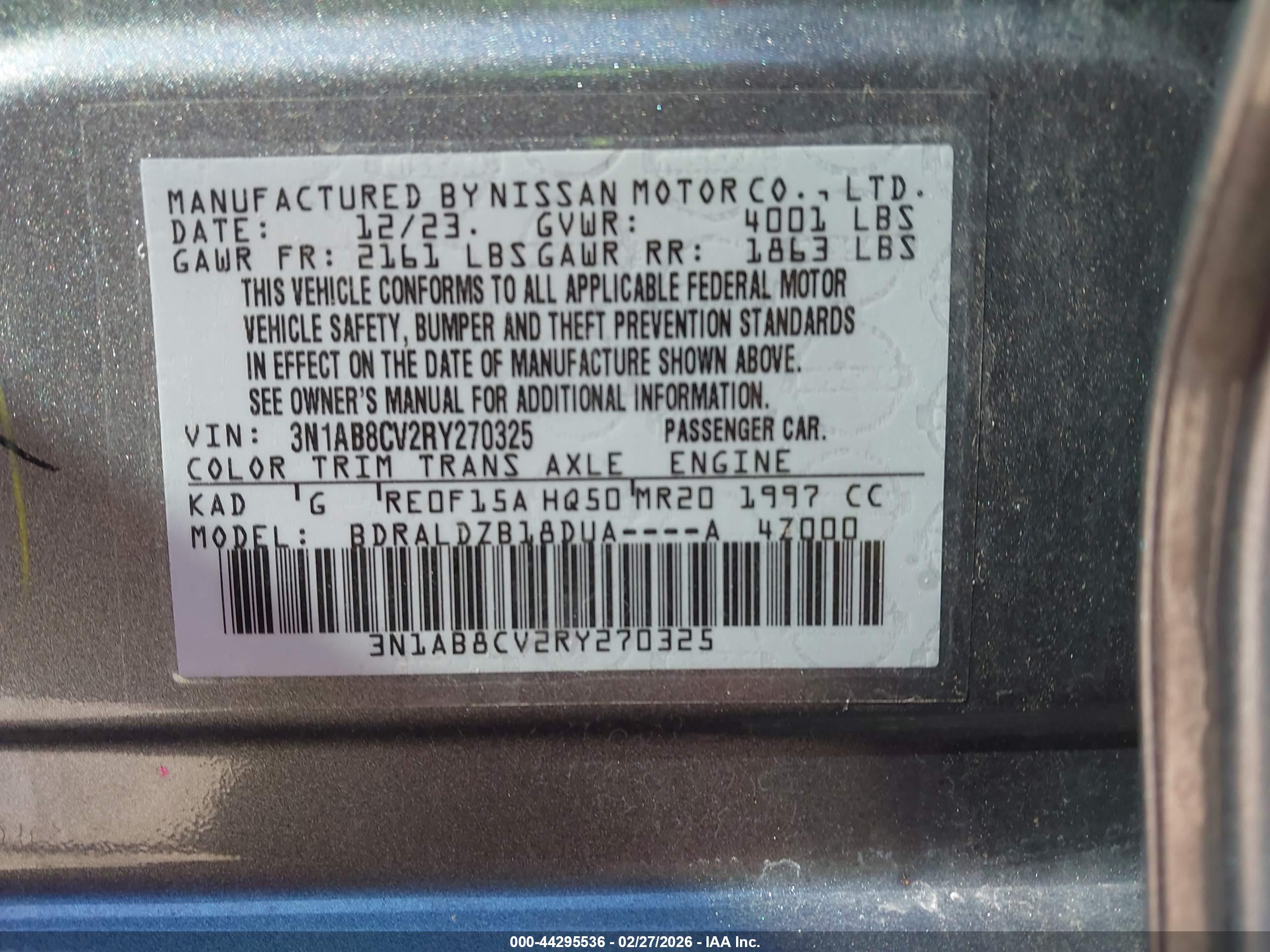 NISSAN SENTRA image 9