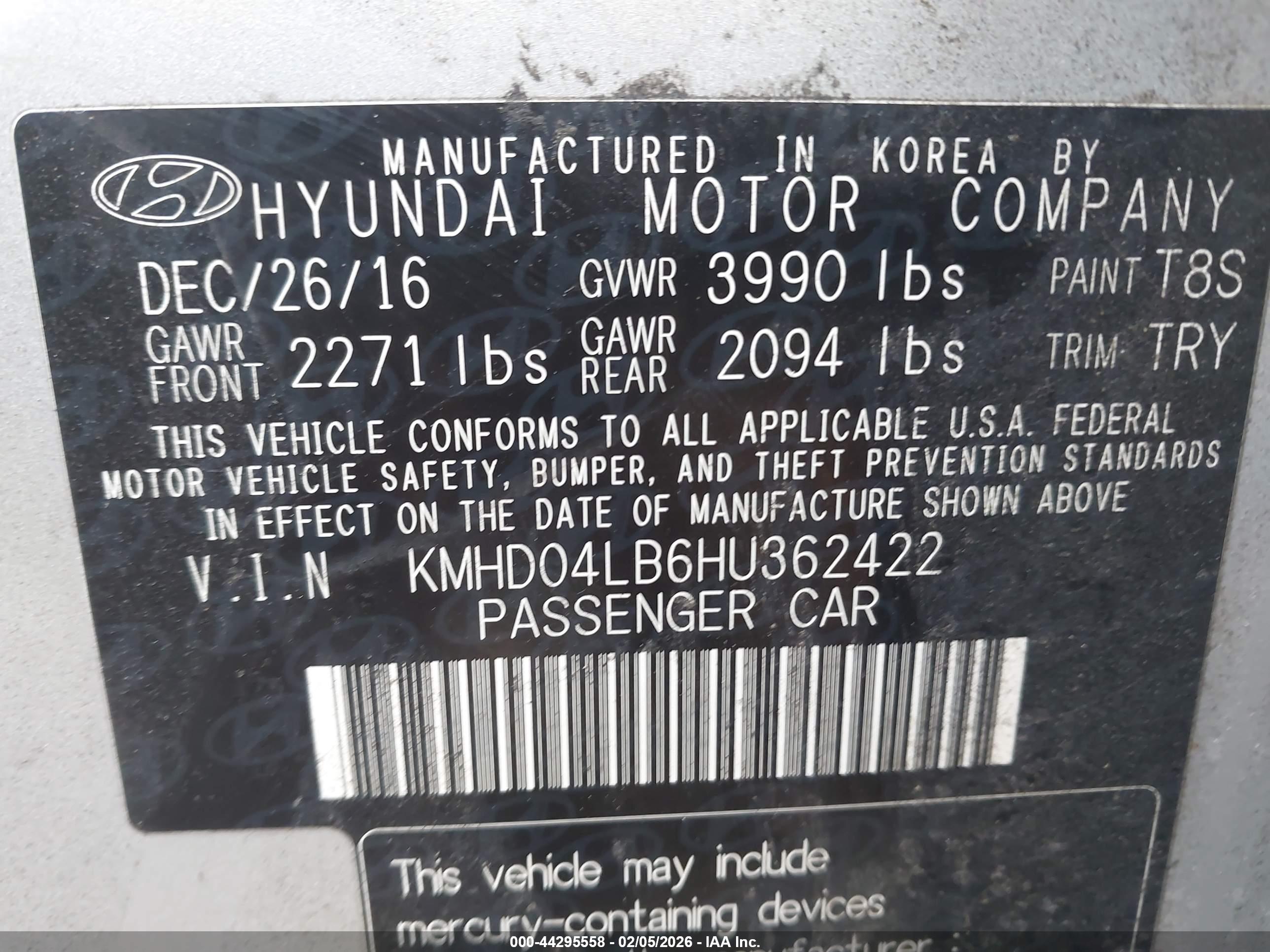 HYUNDAI ELANTRA image 9