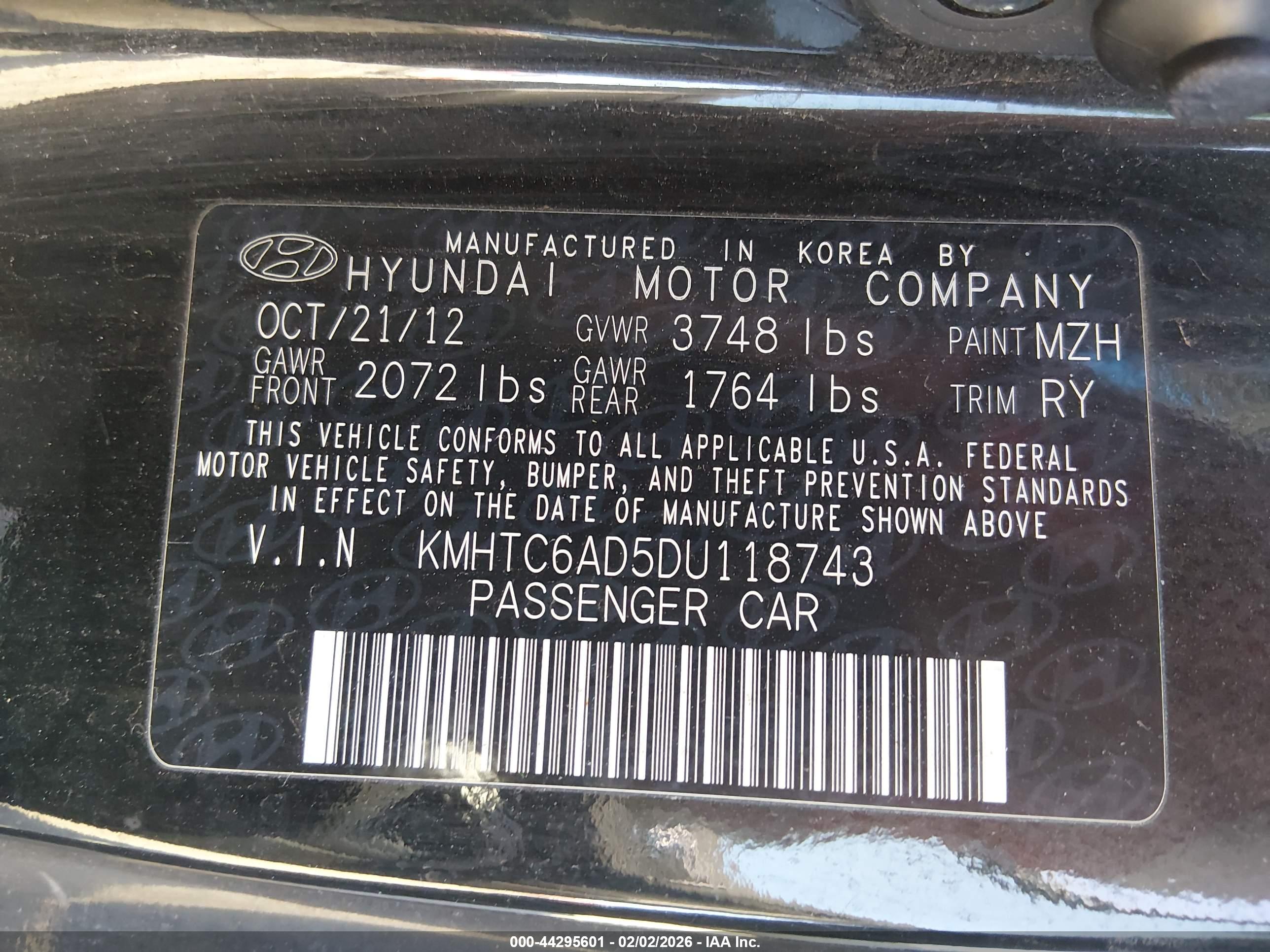 HYUNDAI VELOSTER image 9