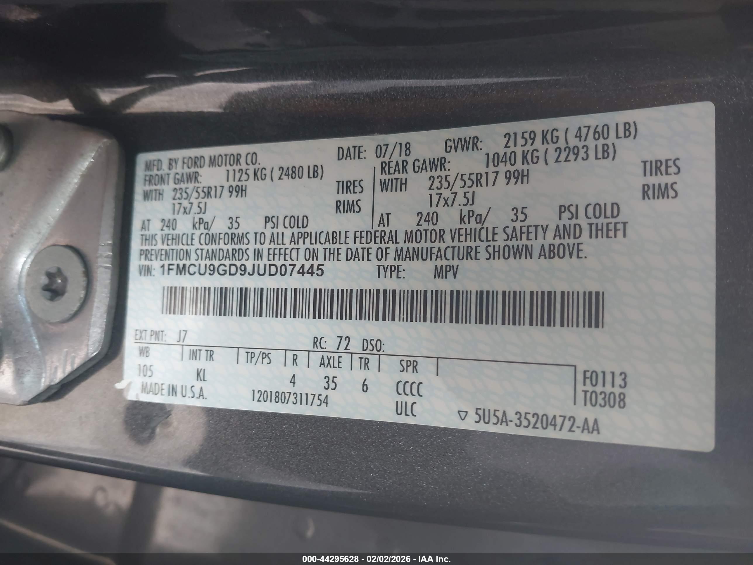 FORD ESCAPE image 9