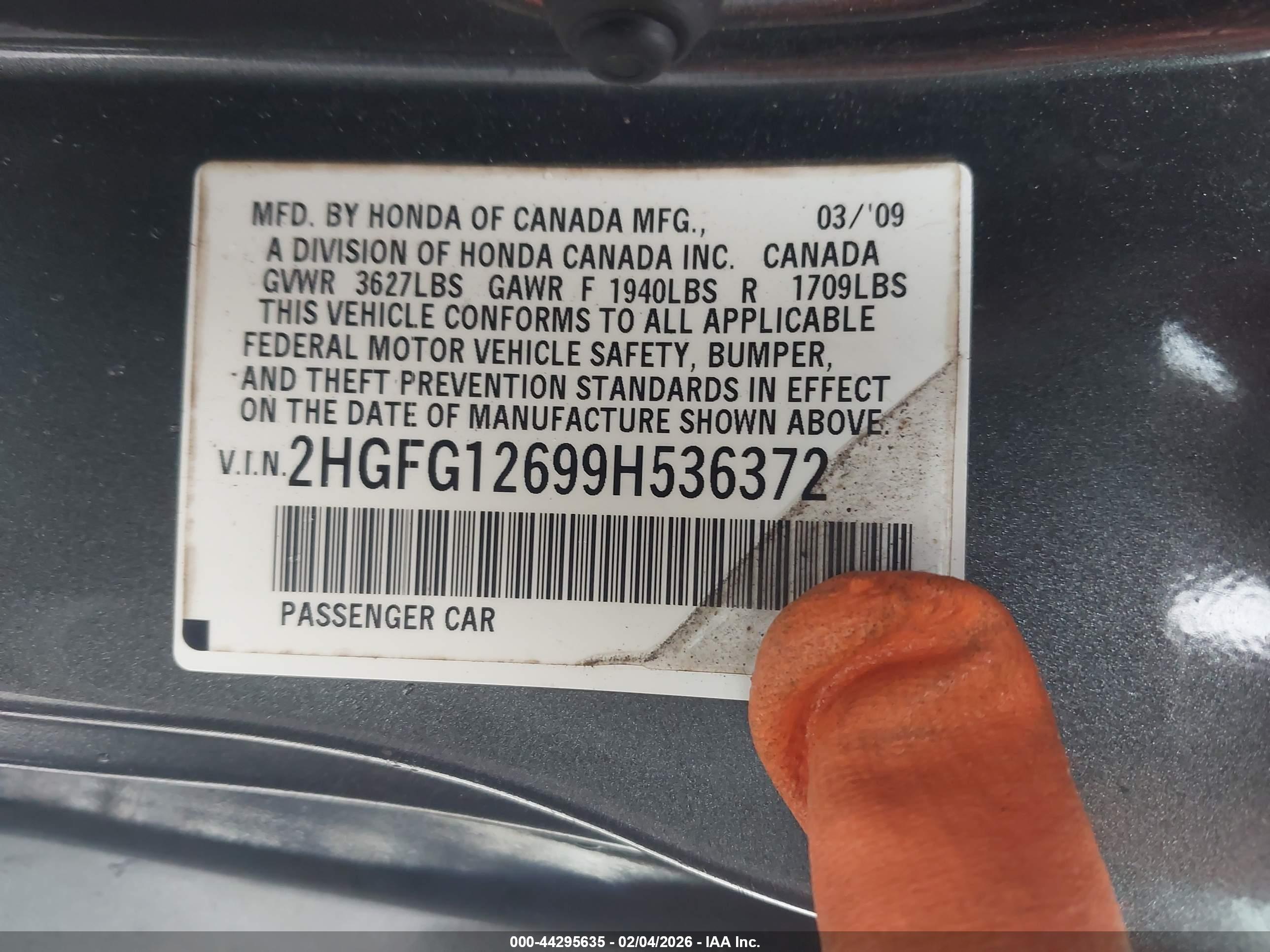HONDA CIVIC image 9