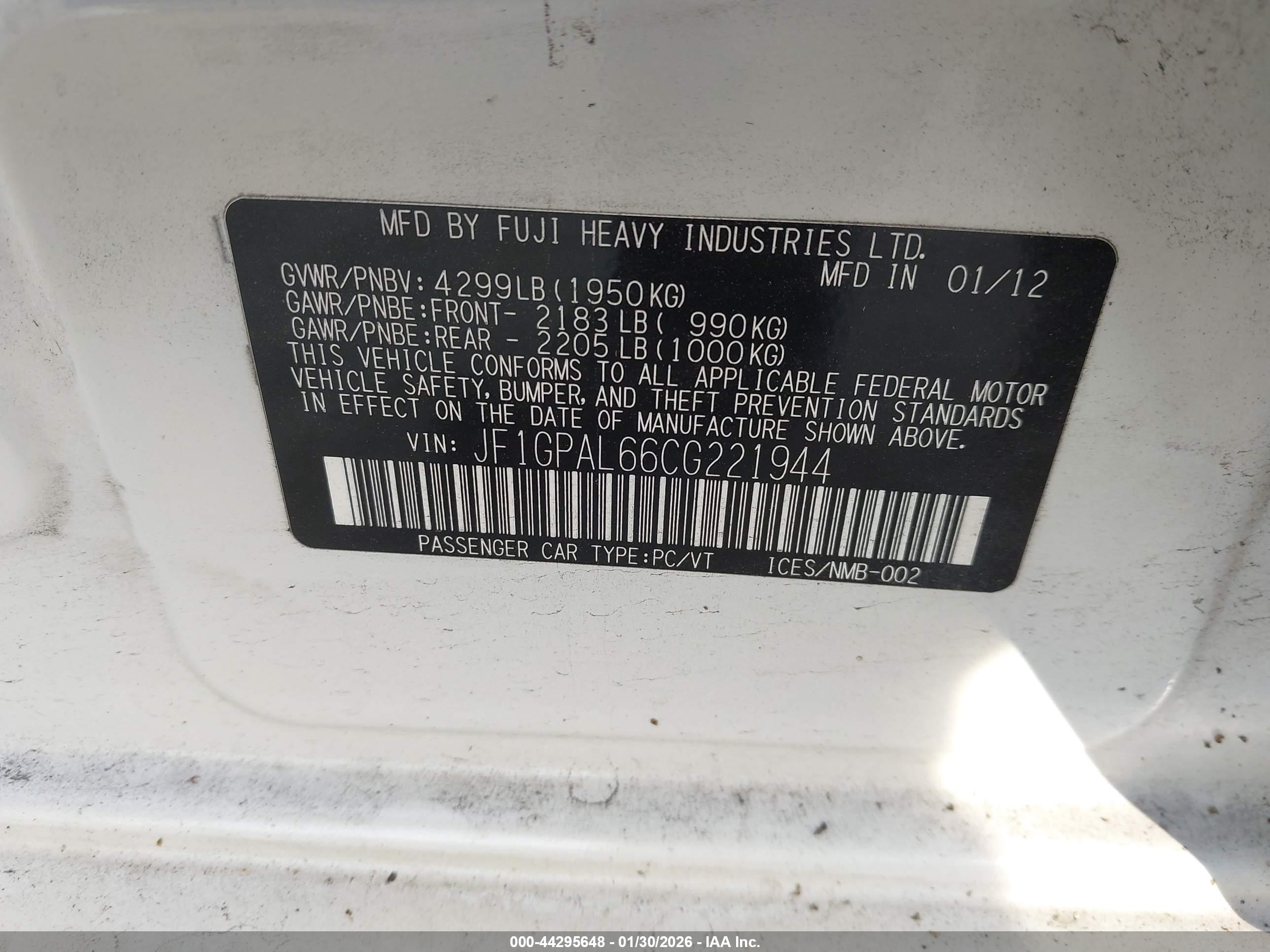 SUBARU IMPREZA image 9