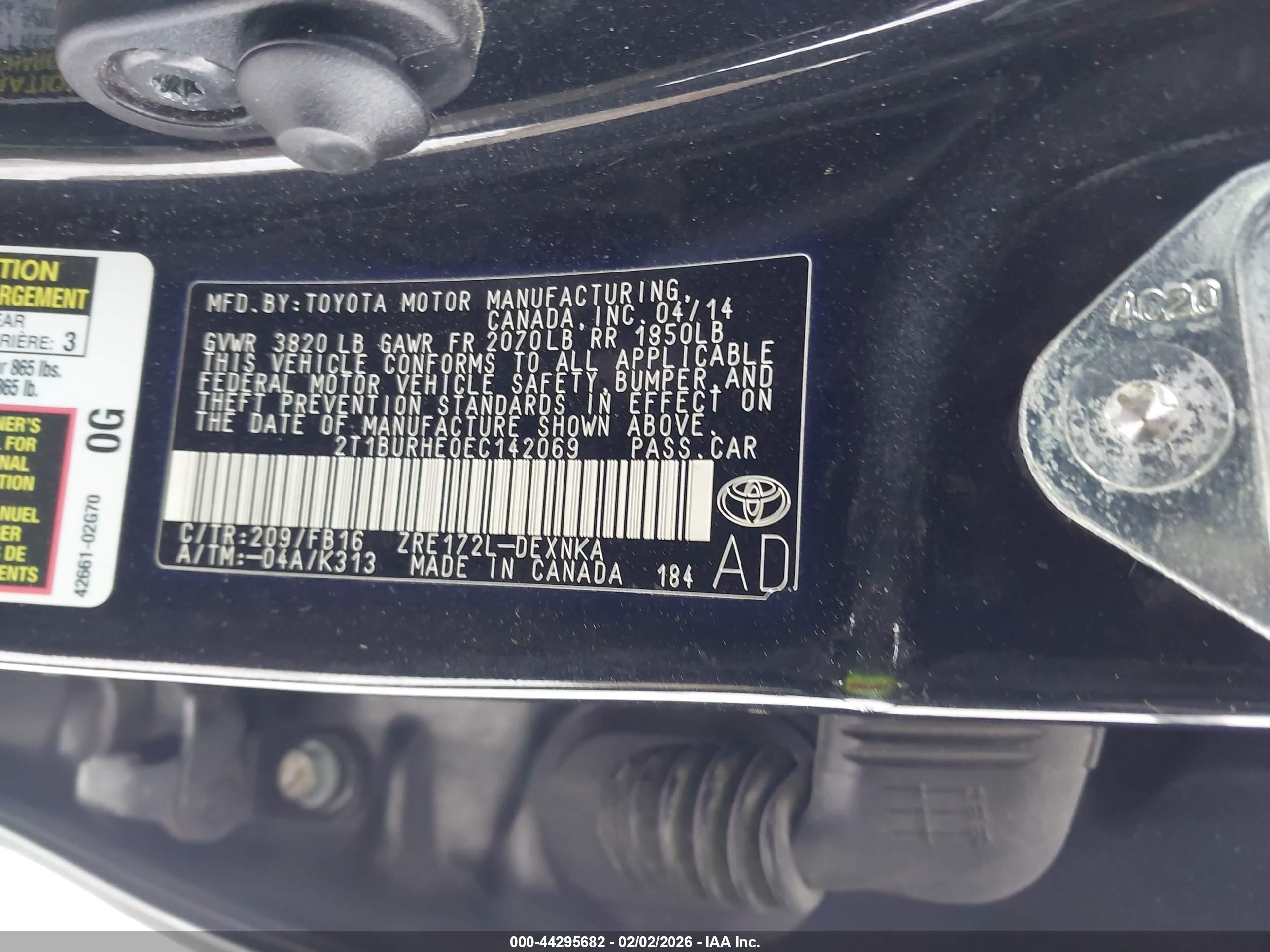 TOYOTA COROLLA image 9