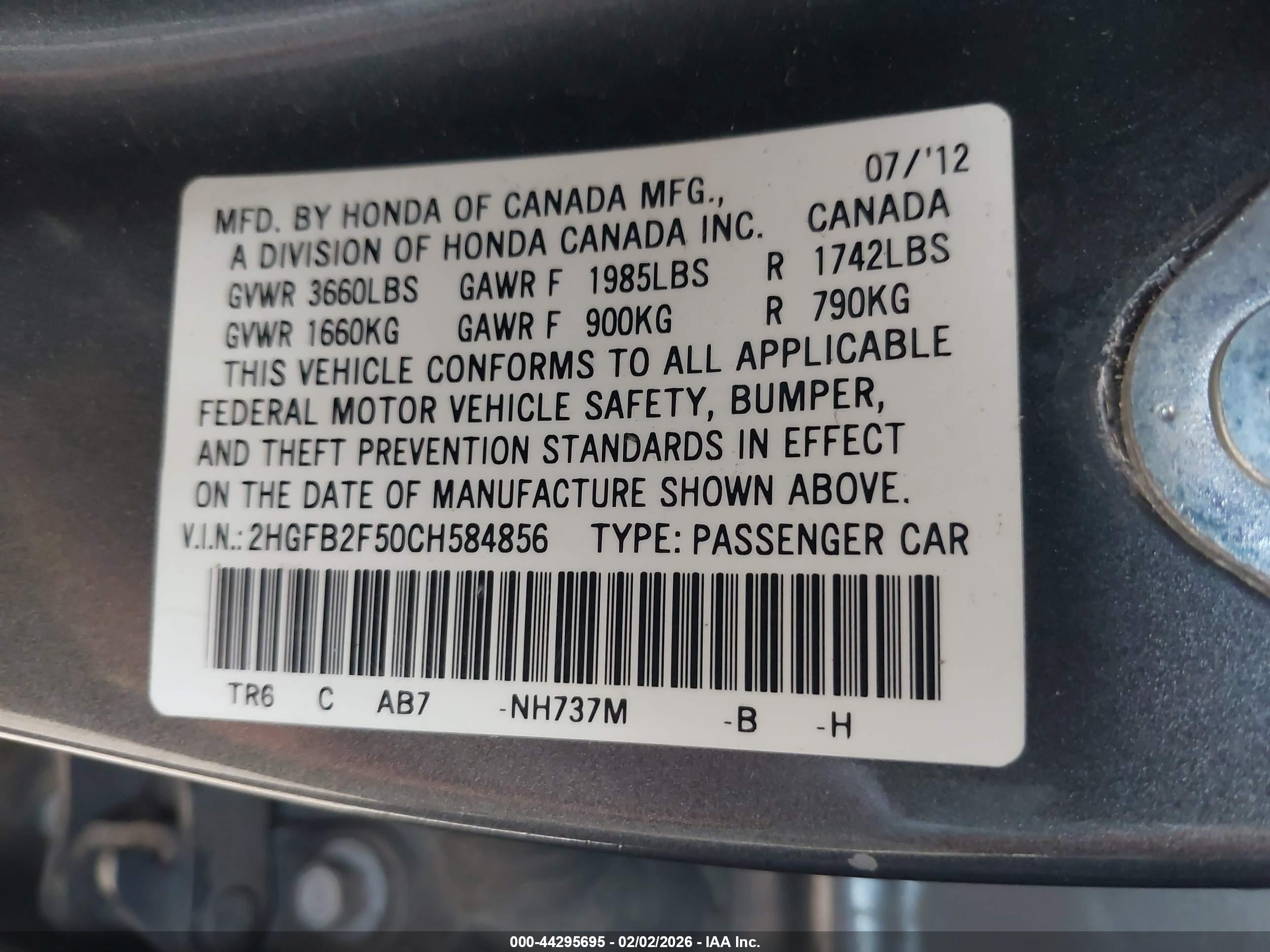 HONDA CIVIC image 9