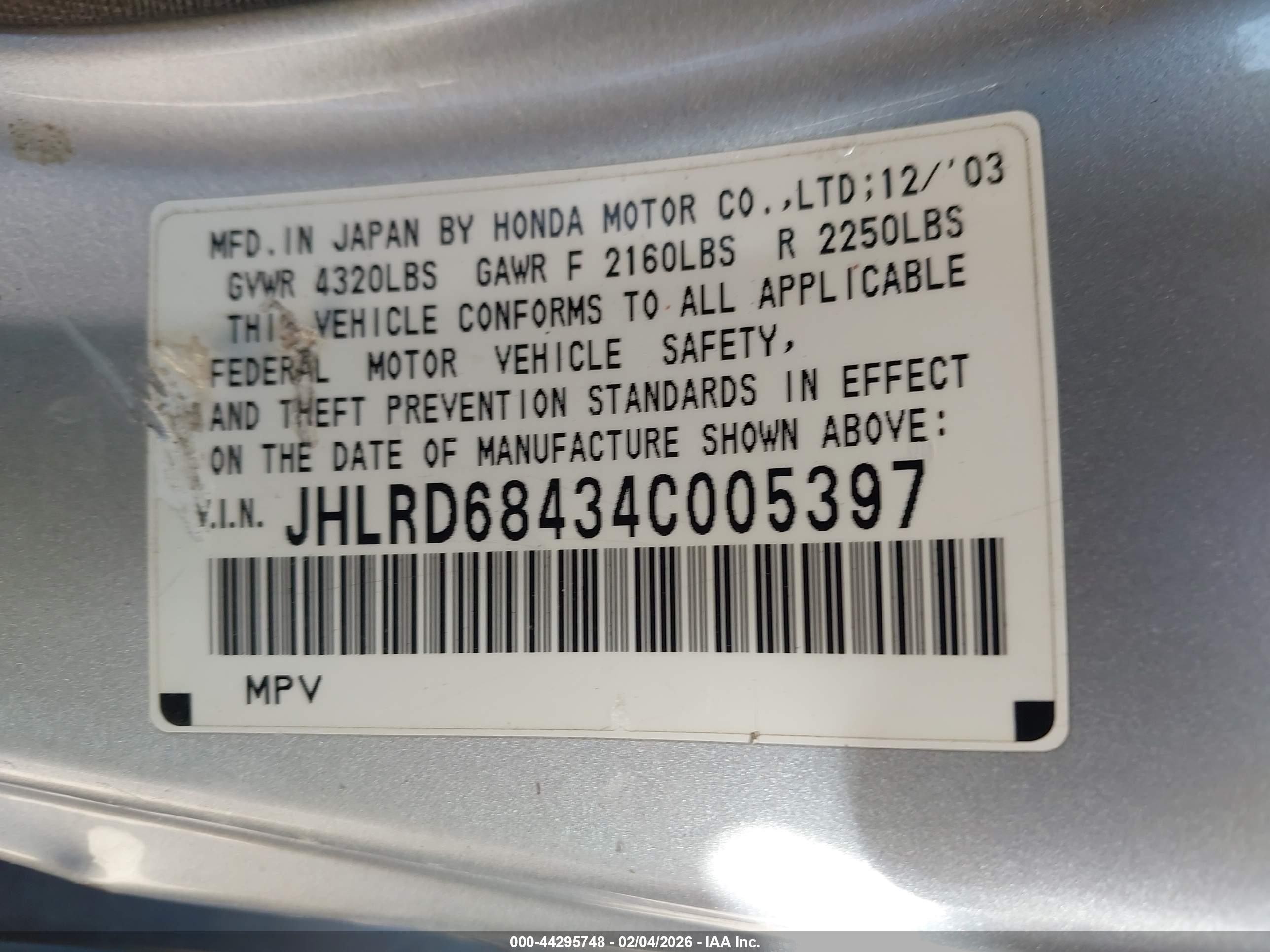 HONDA CR-V image 9