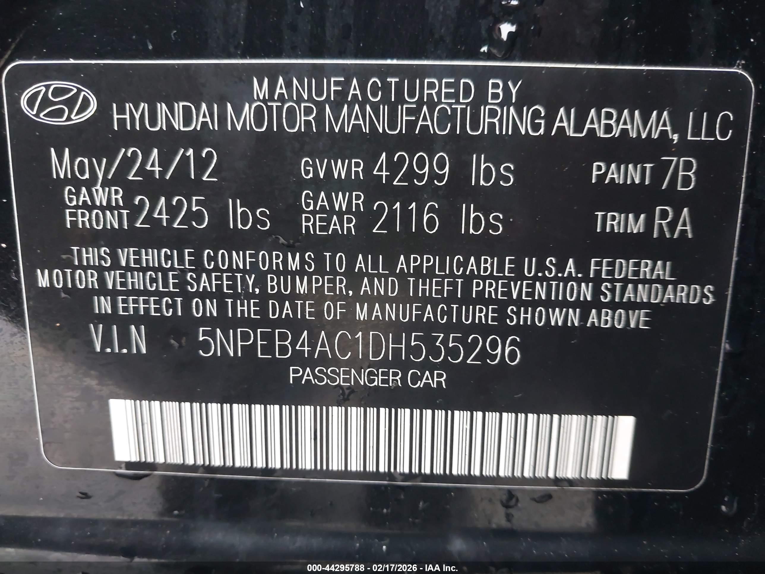 HYUNDAI SONATA image 9