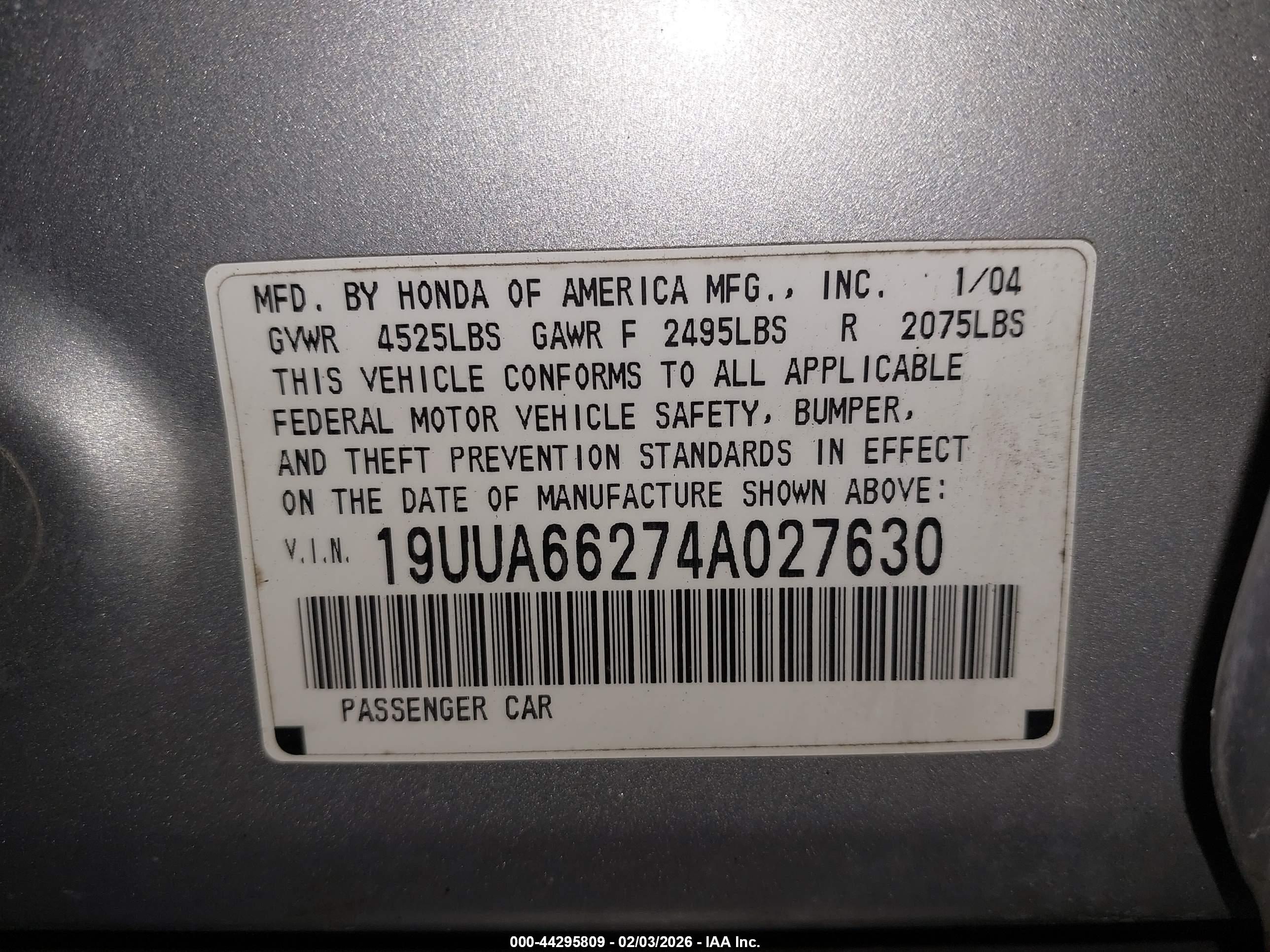 ACURA TL image 9