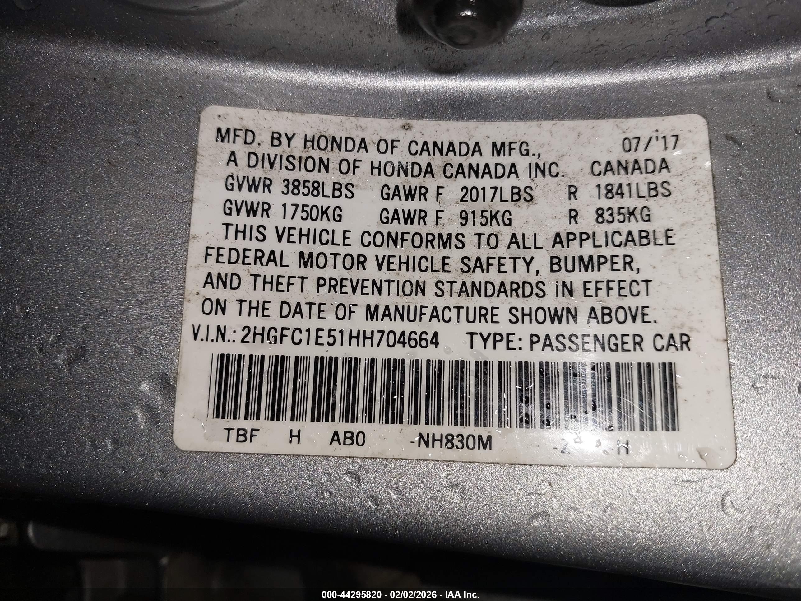 HONDA CIVIC image 9