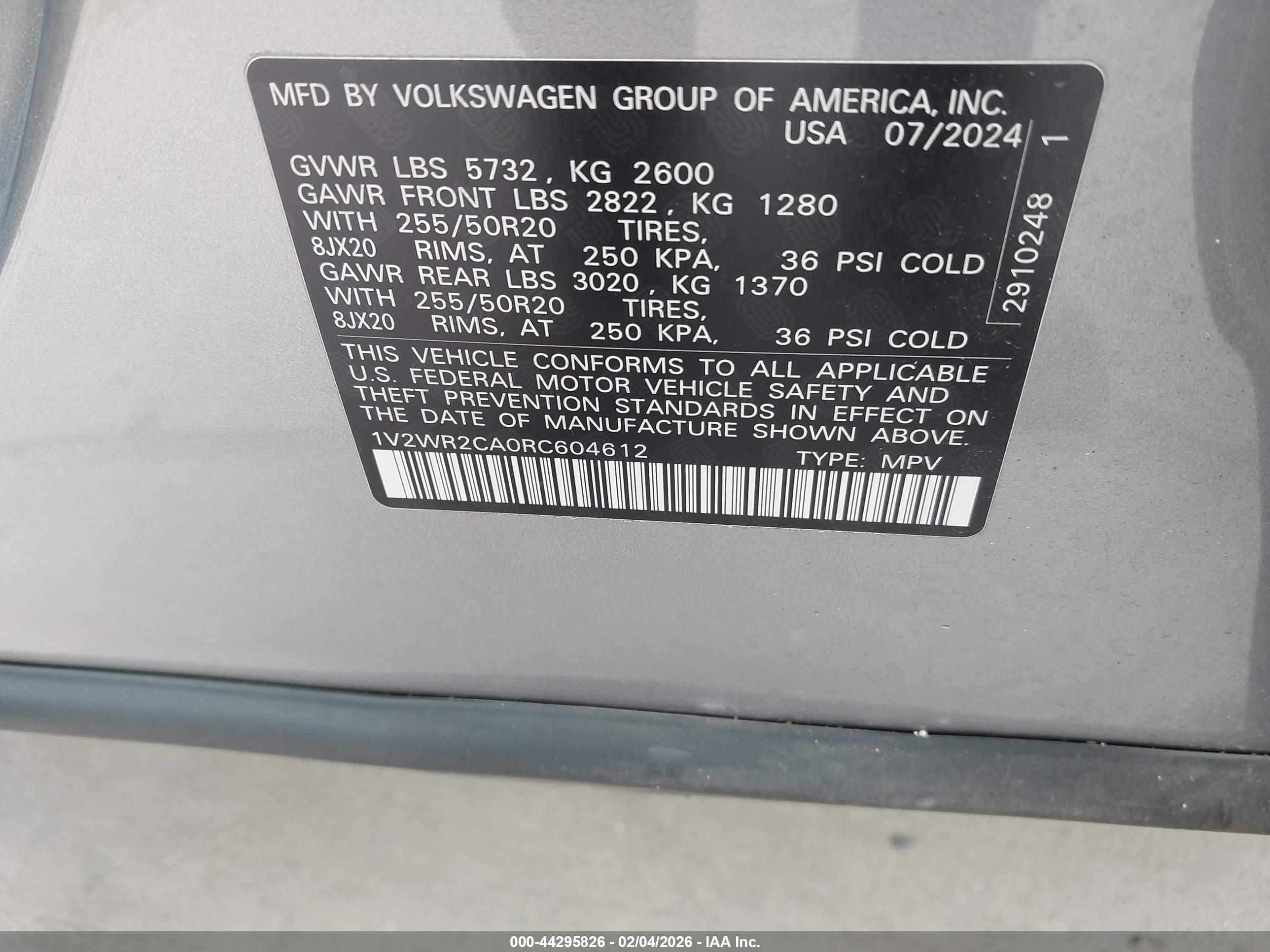 VOLKSWAGEN ATLAS image 9