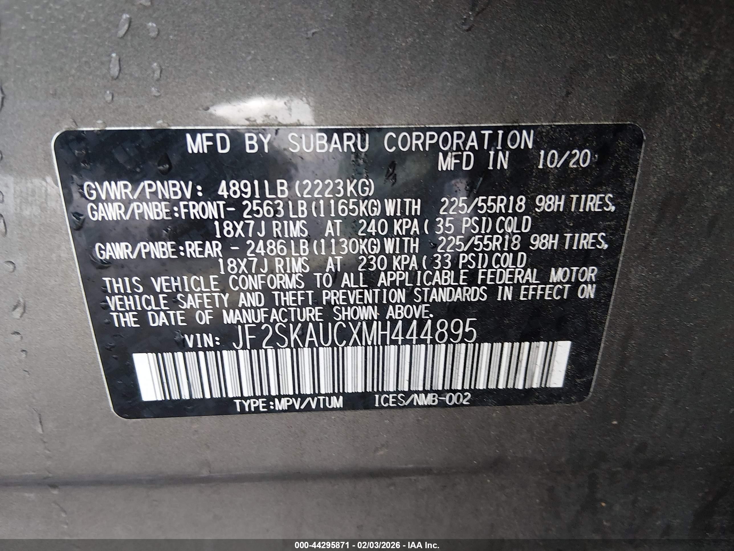SUBARU FORESTER image 9