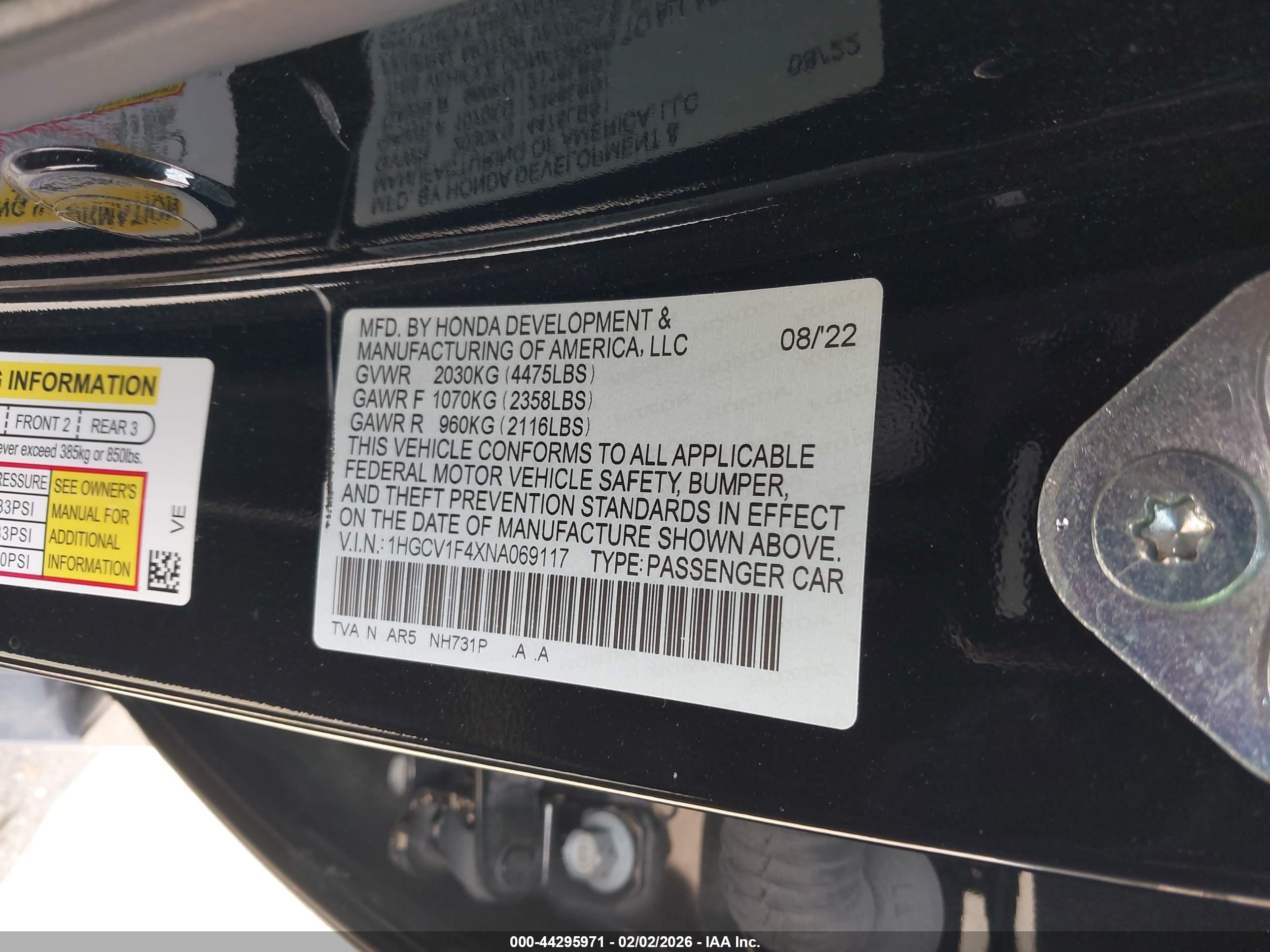 HONDA ACCORD image 9