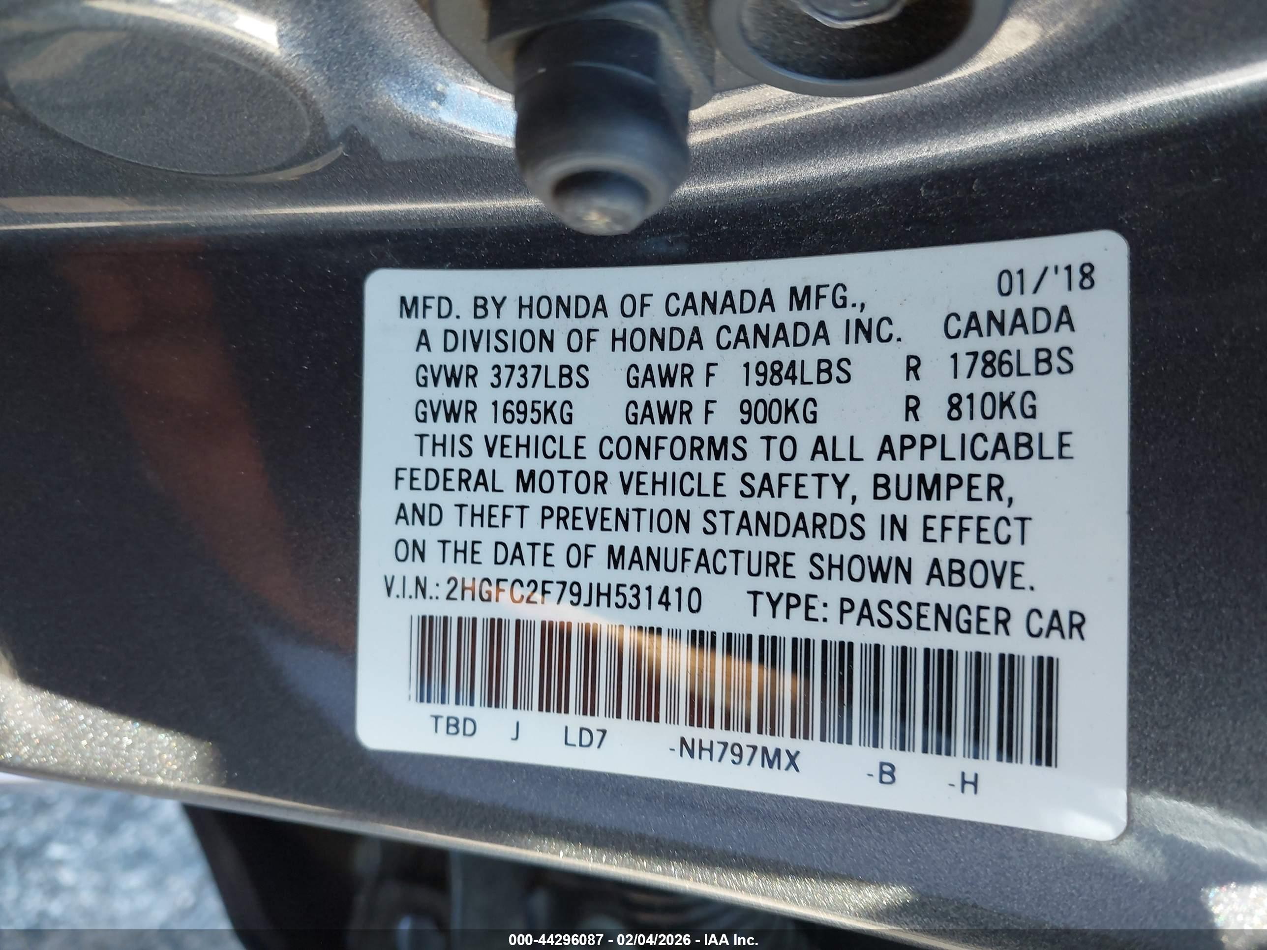 HONDA CIVIC image 9