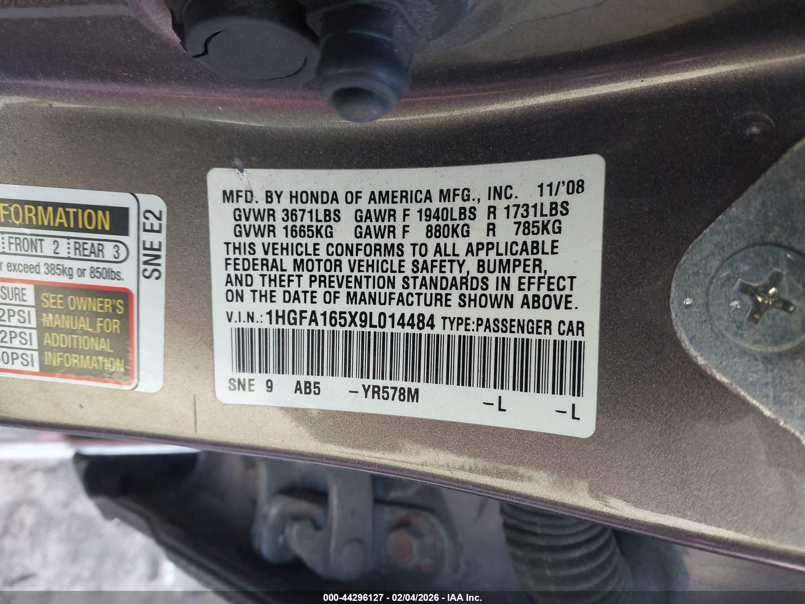 HONDA CIVIC image 9