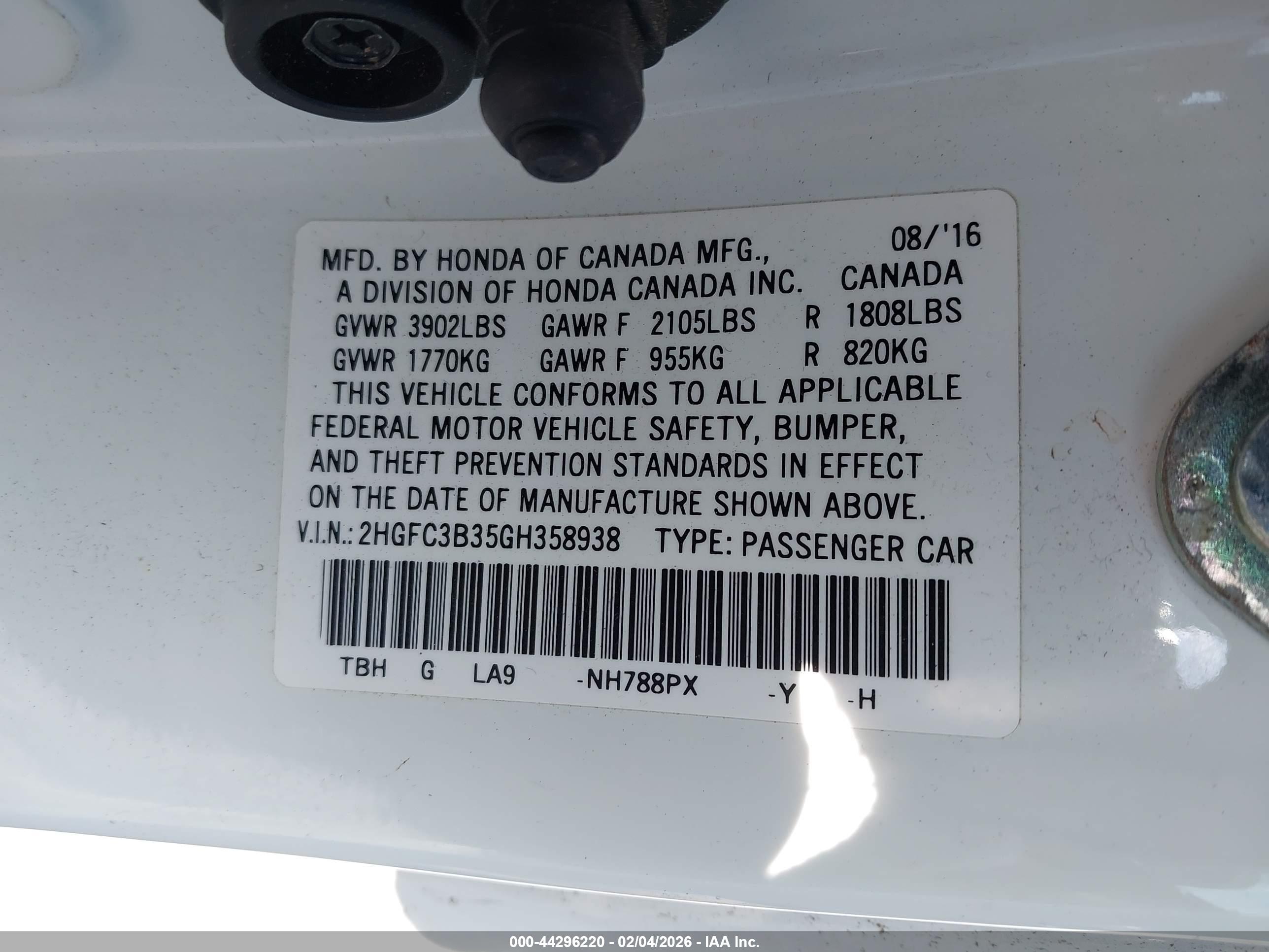 HONDA CIVIC image 9