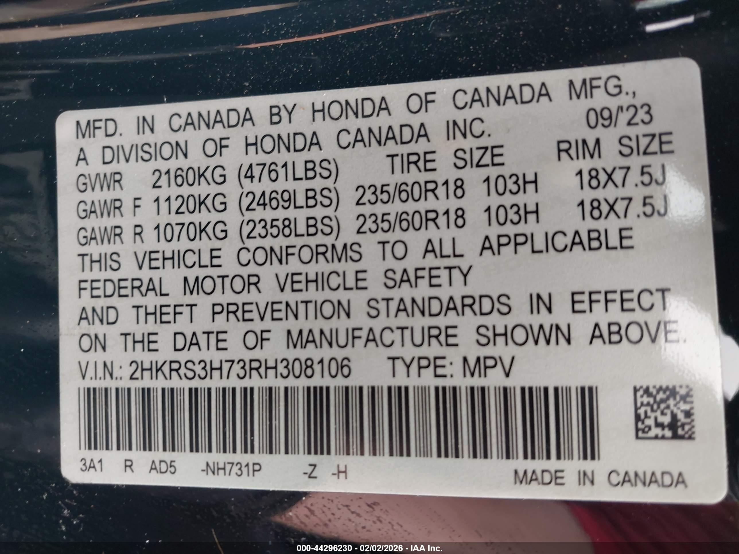 HONDA CR-V image 9