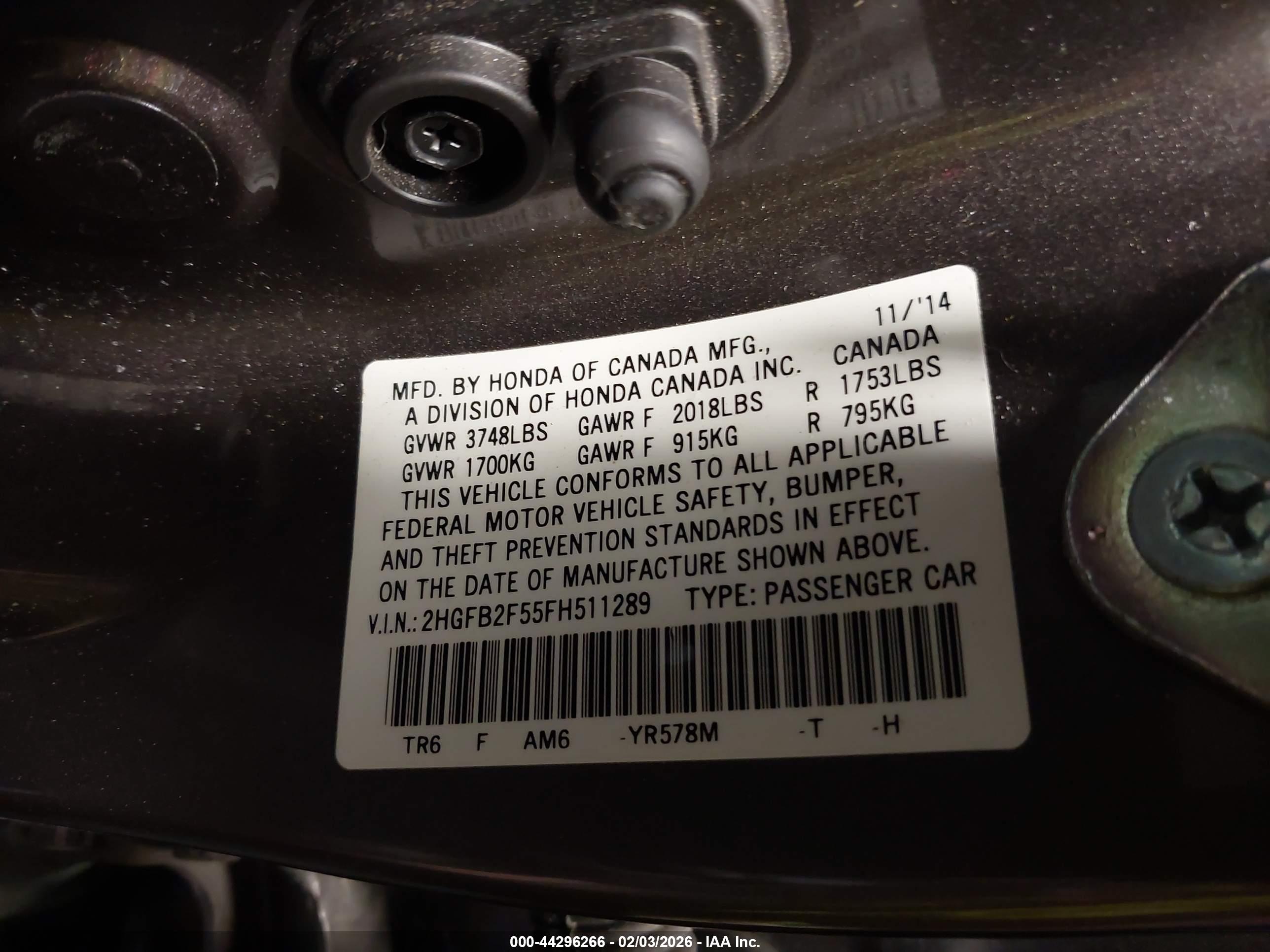 HONDA CIVIC image 9