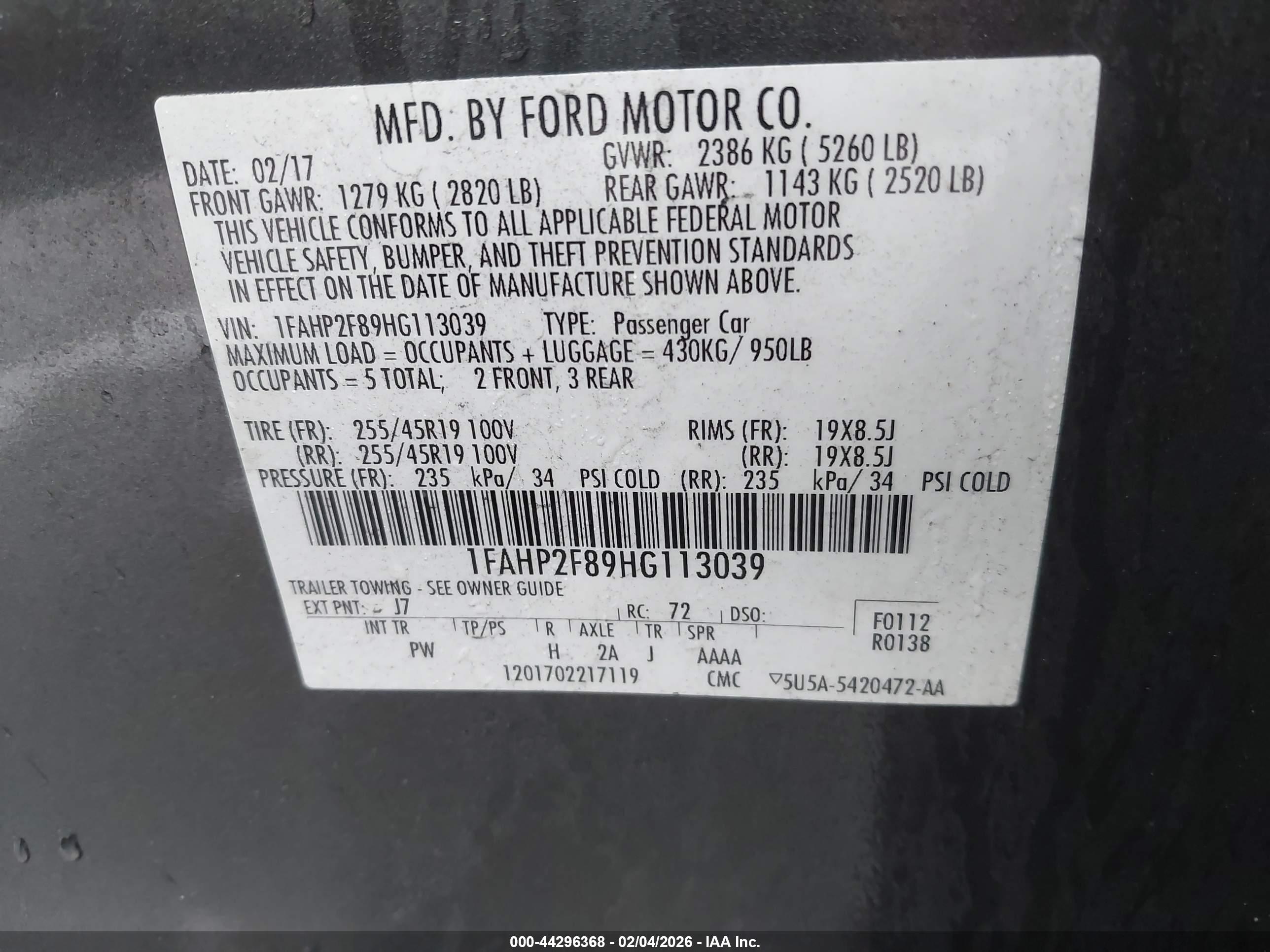 FORD TAURUS image 9